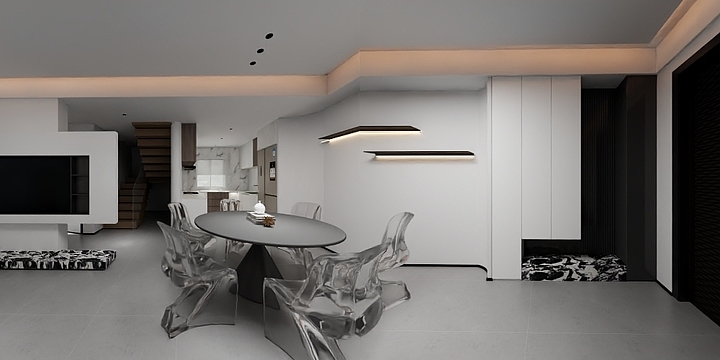 零度设计丨秦工-礼州复式-装修设计方案