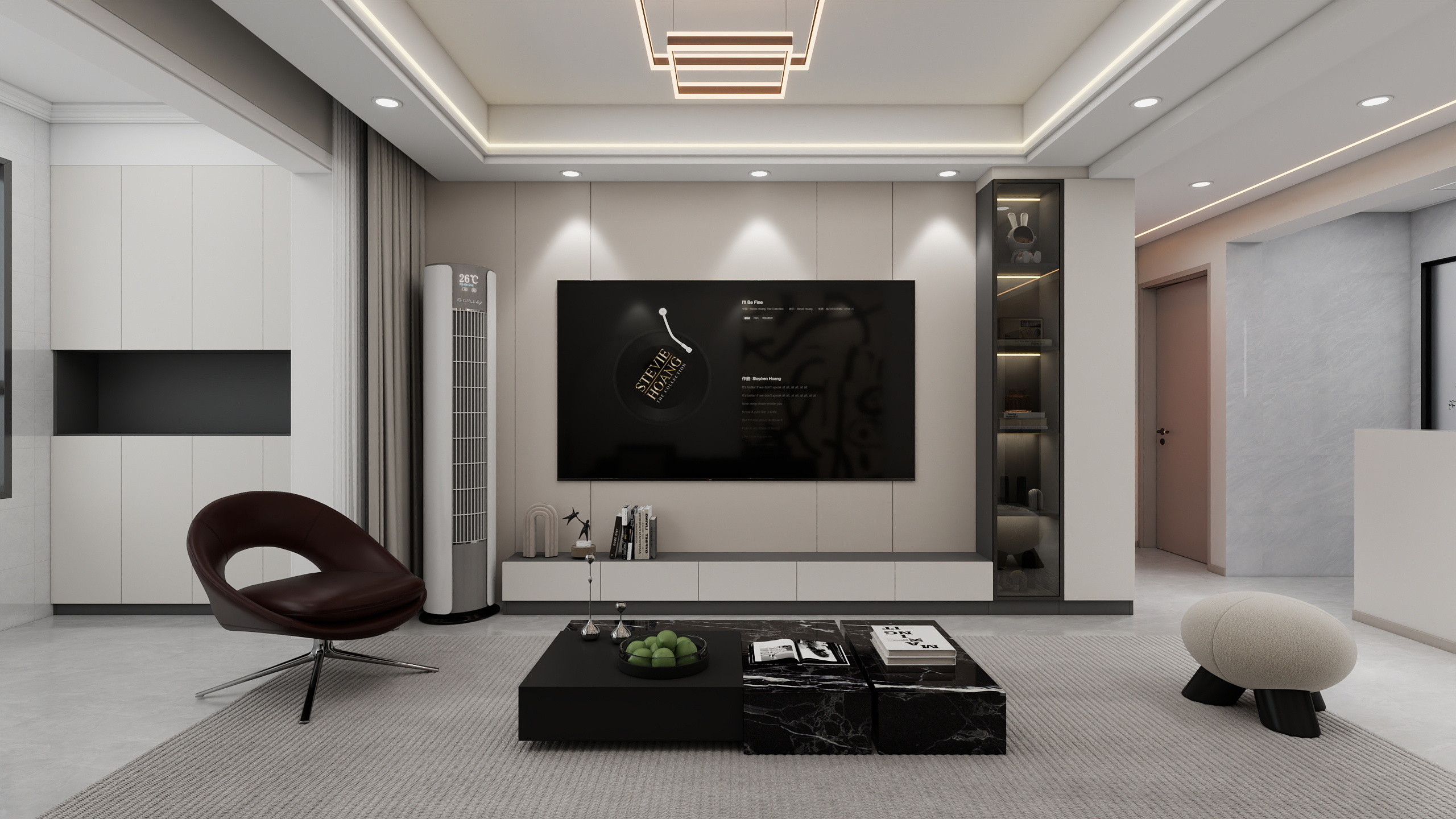 雾漫樱纪-103㎡3室-装修设计方案