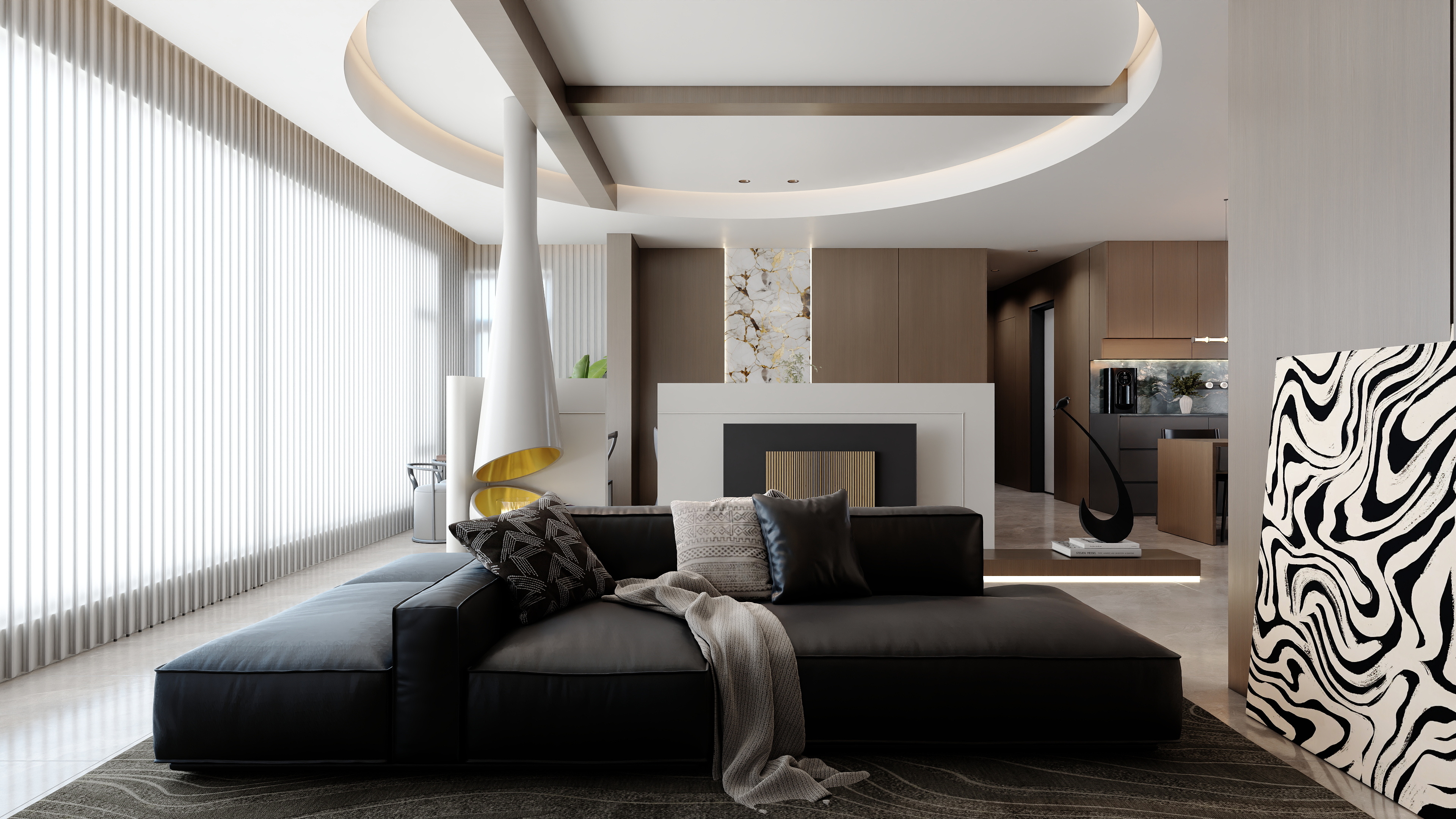 中国高级全案设计师-现代风案例-装修设计方案