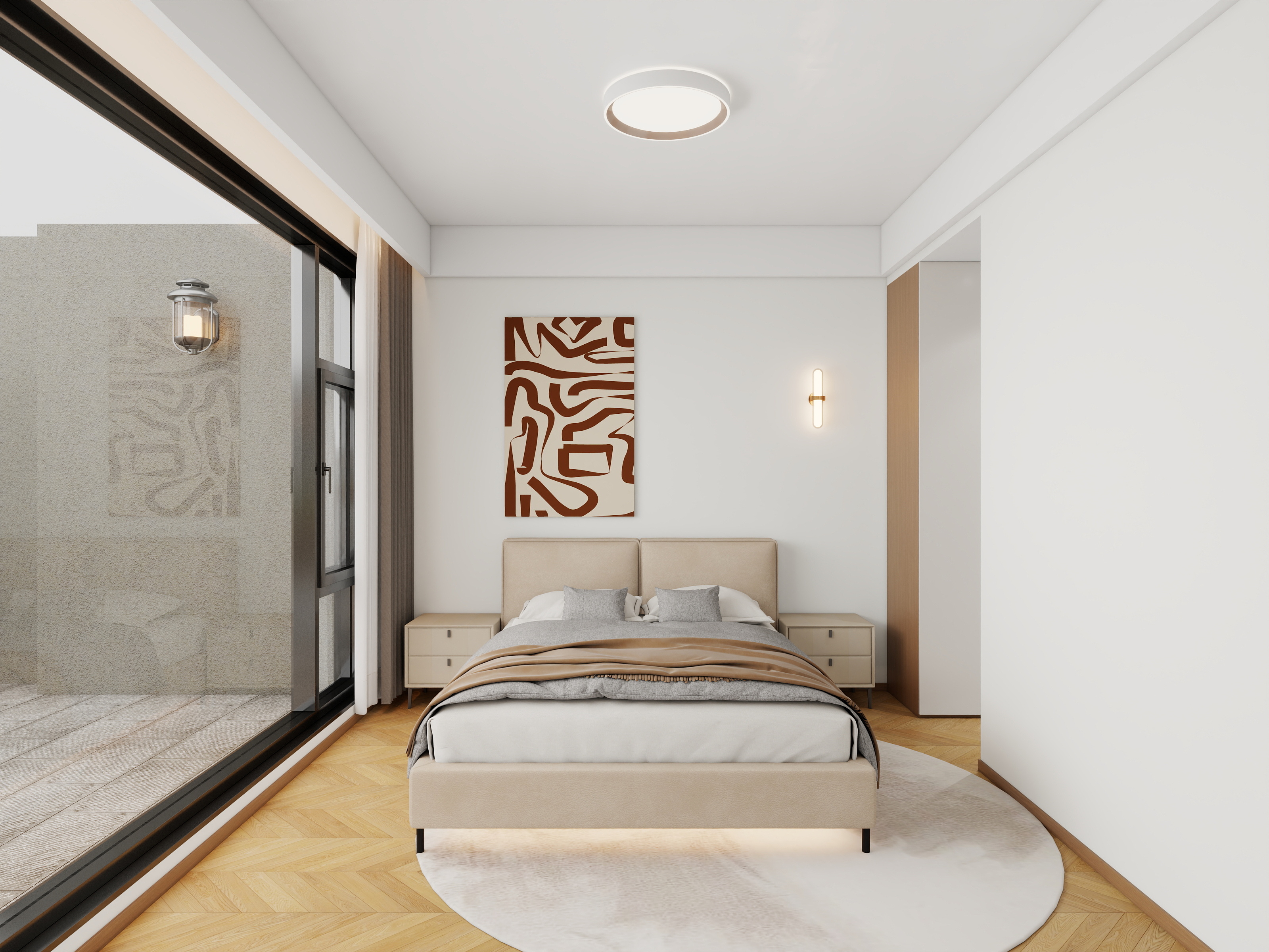 成爽-四川眉山中铁星月云湖(888平方中古风别墅)装修效果图