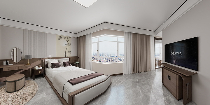 只做适合自己的家-新中式二楼-装修设计方案