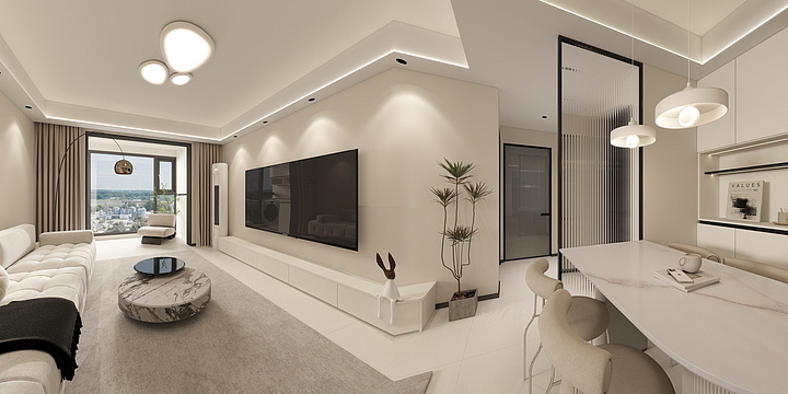 吴年-义和苑现代风三房-装修设计方案