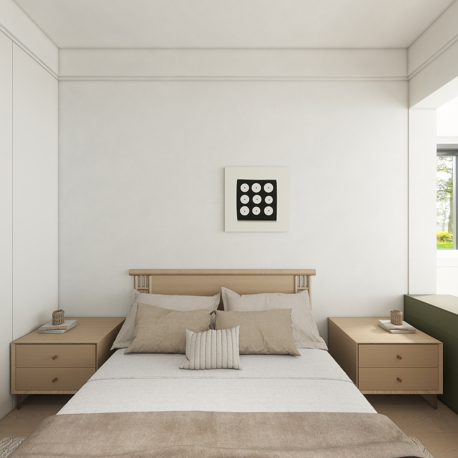 艺雅丽-123平现代简约 一层主卧装修效果图第3张