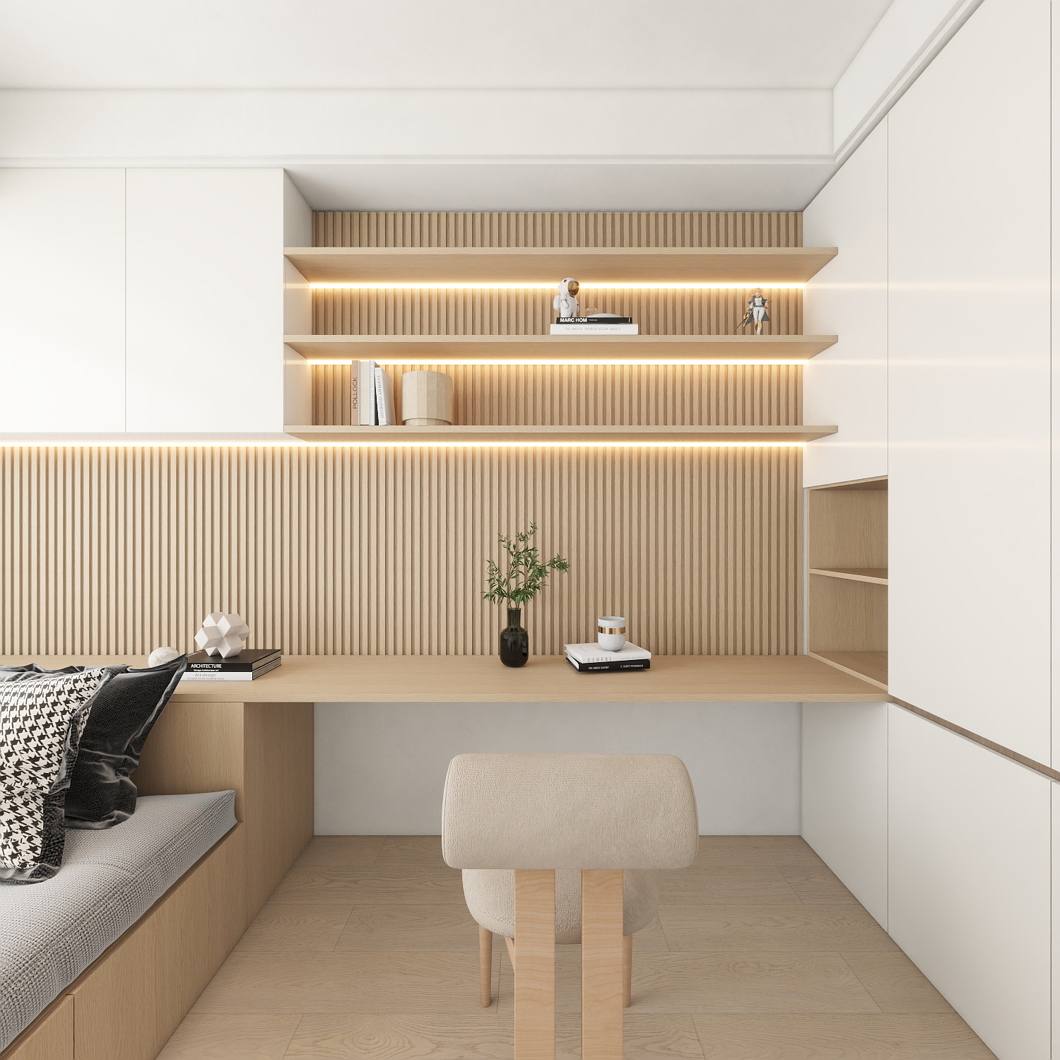 艺雅丽-123平现代简约 一层次卧装修效果图第3张