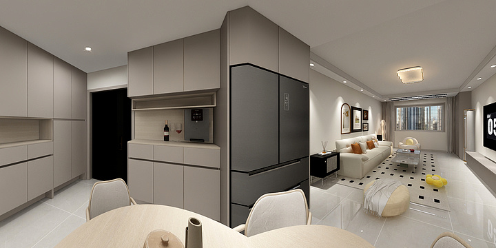 滦南新飞皇派整装-唐山金岸红堡311-1-1504-修改-3-副本-装修设计方案