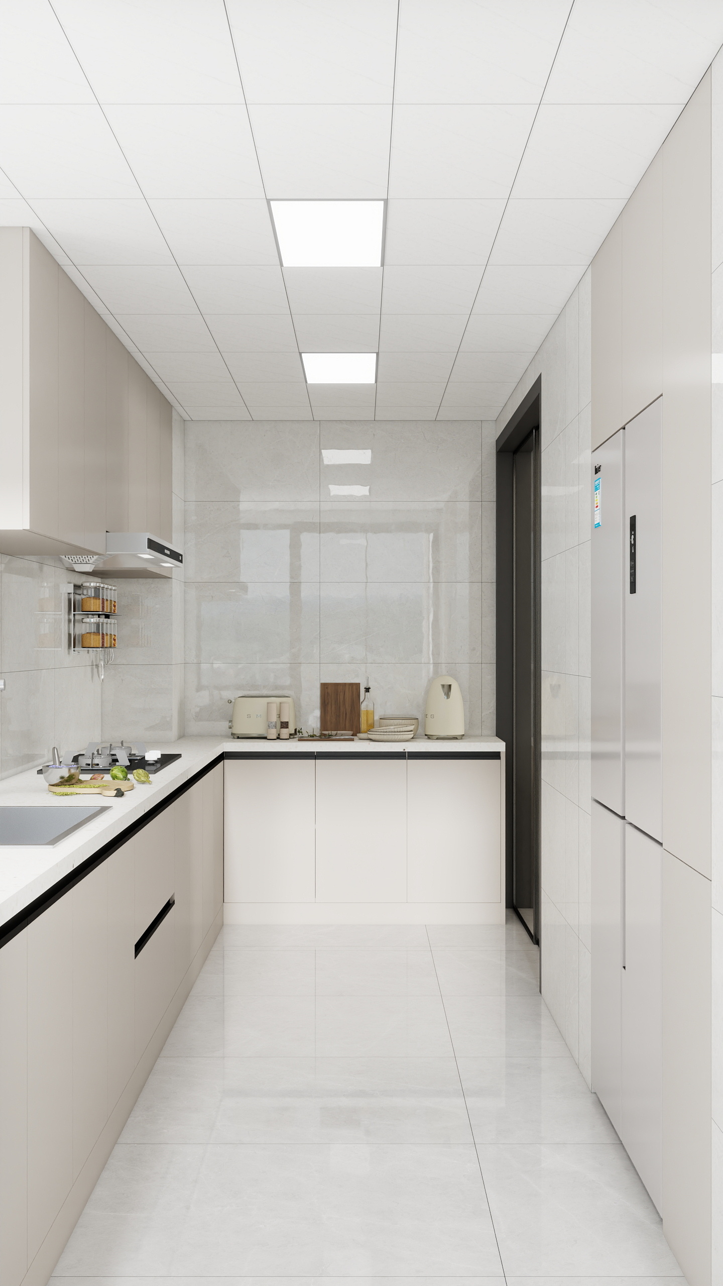 李青越-143平方现代简约三居室装修效果图