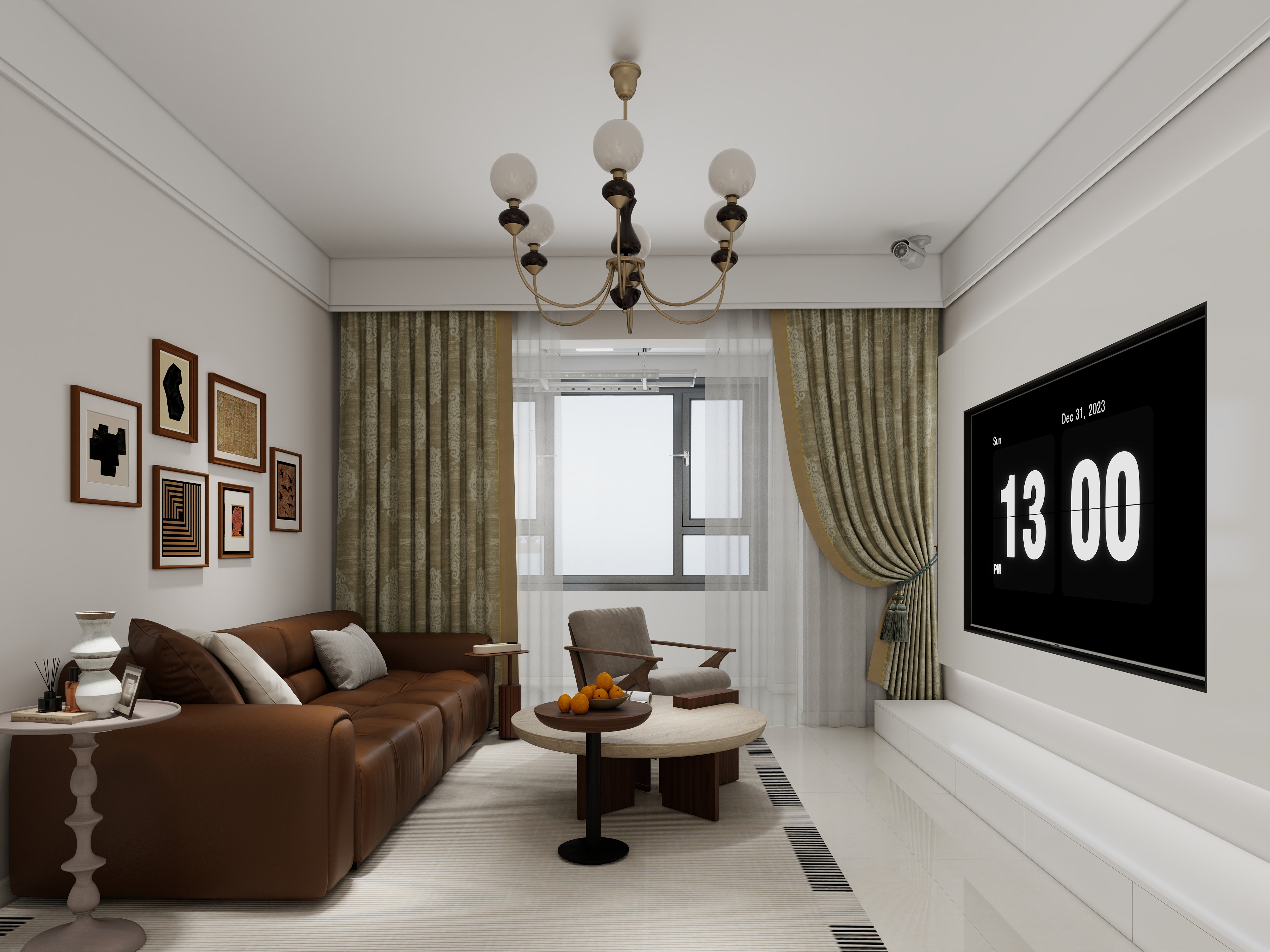 美迪尔装饰-72平米 两室奶油法式-装修设计方案