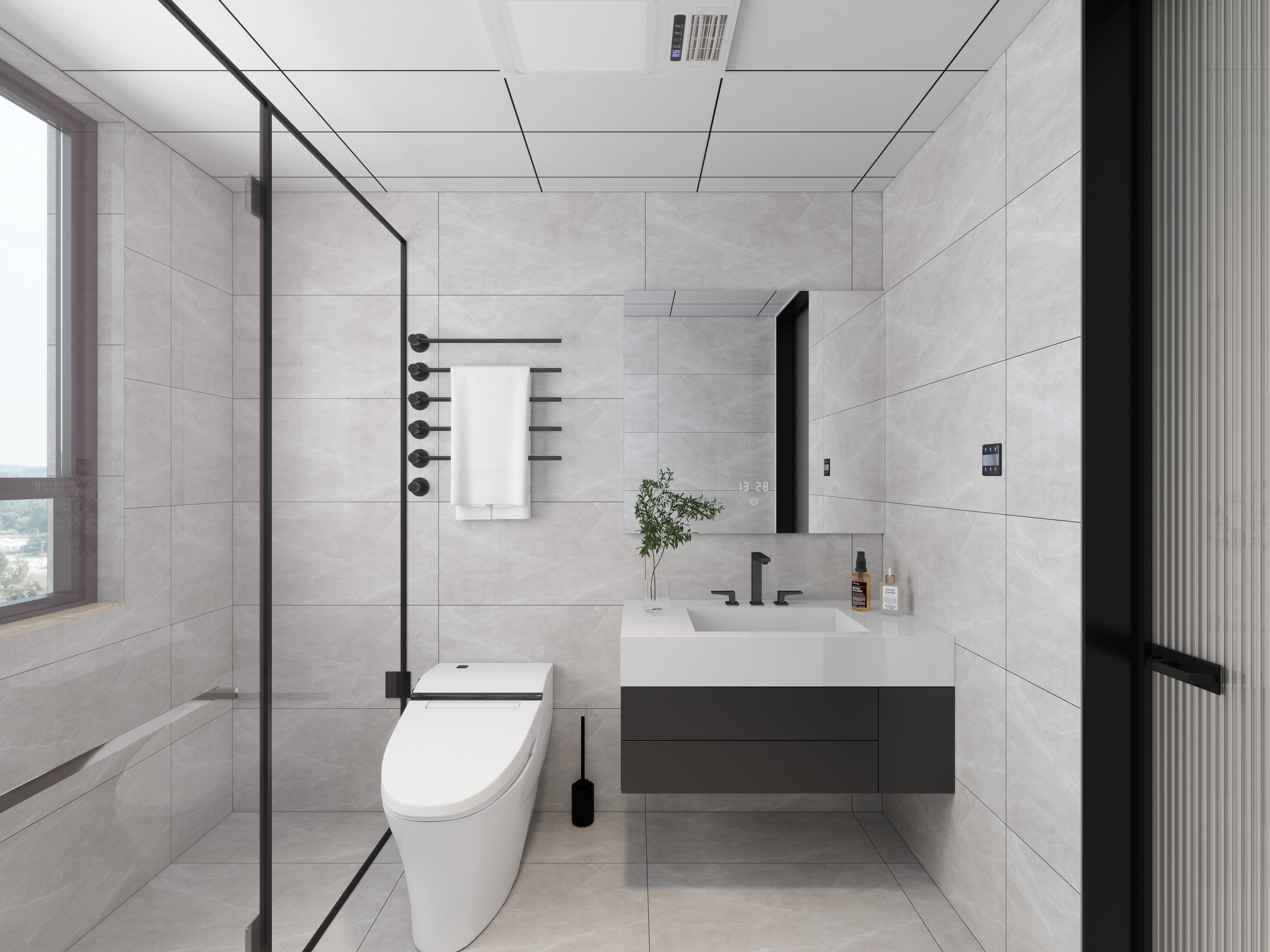 艺雅丽-115平现代简约 装修效果图