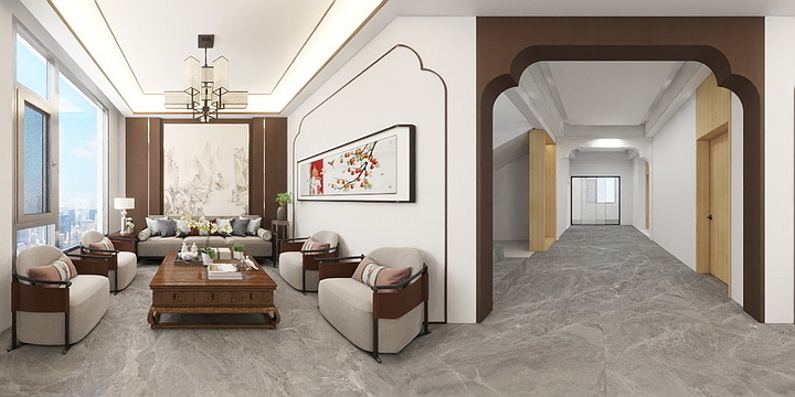 蓝钻石装饰-龙庙小街张府-装修设计方案