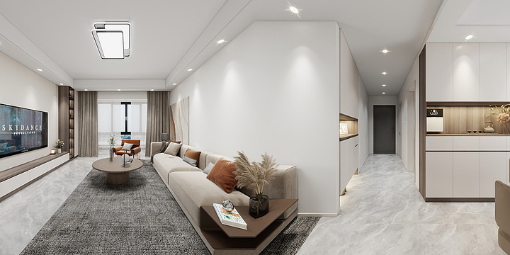 密斯L-城隍潭A区-现代简约-设计师：密斯L-装修设计方案