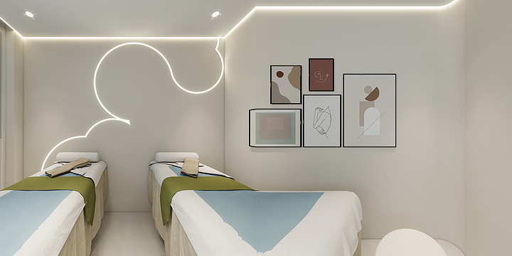 左邻空间设计-艾尚美体验中心店-装修设计方案