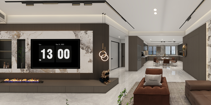 雅庭居全屋定制-桃李春风三室-装修设计方案