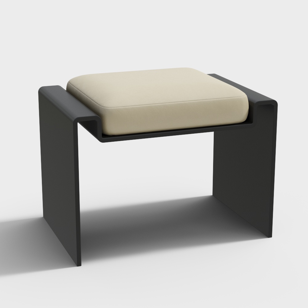 现代简约小凳子3D模型