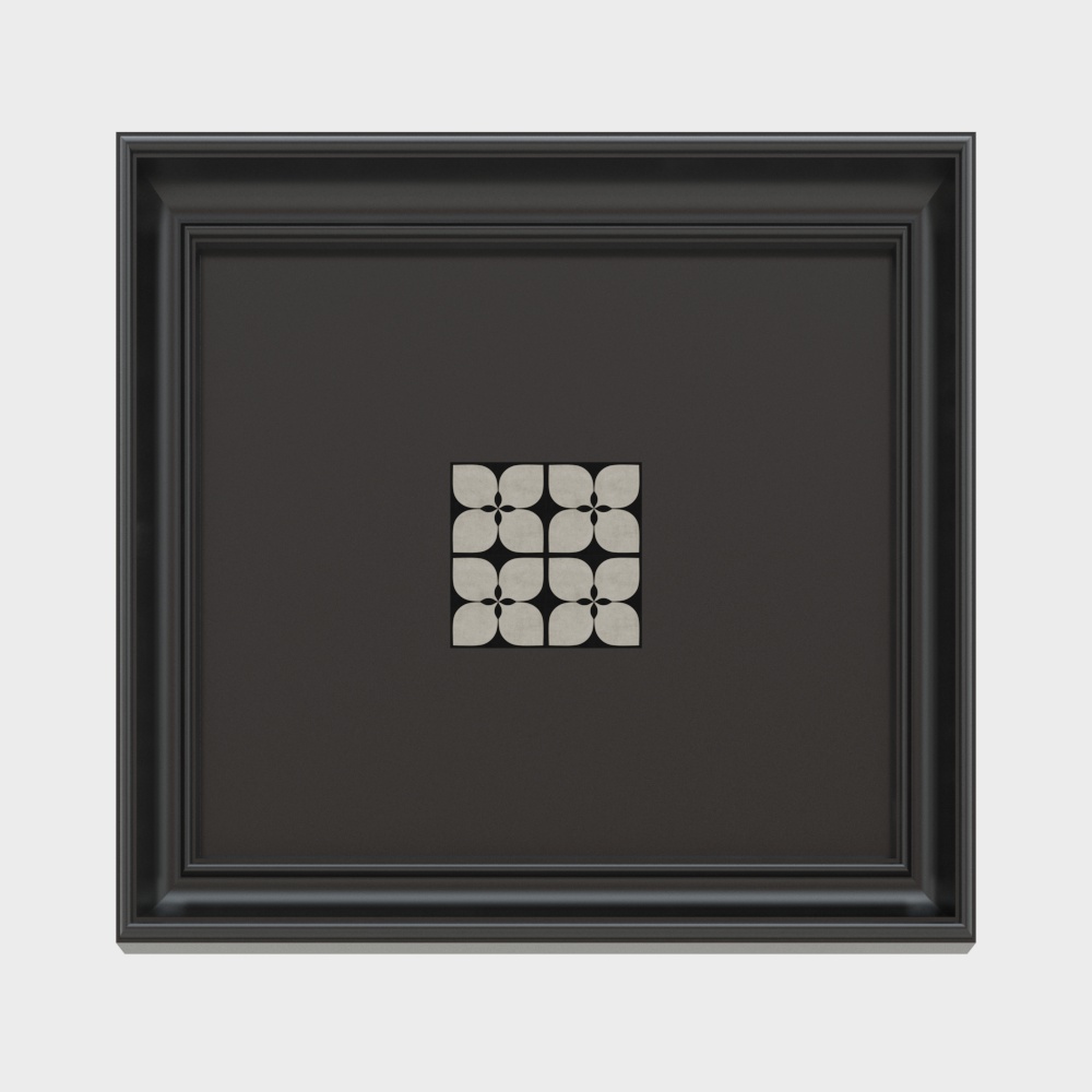 法式中古挂画3D模型