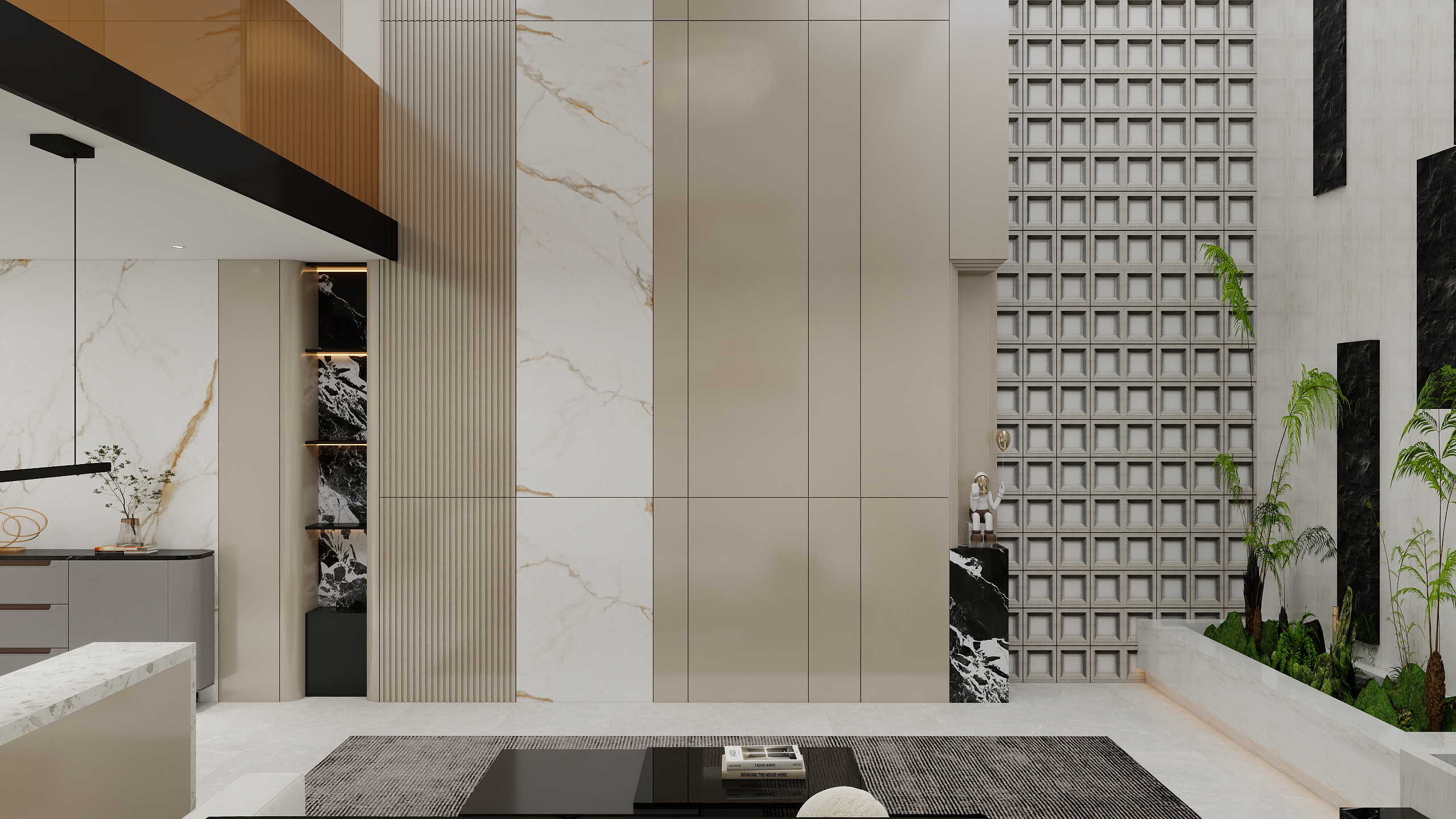 室内设计老田-明月江南叠墅104-装修设计方案