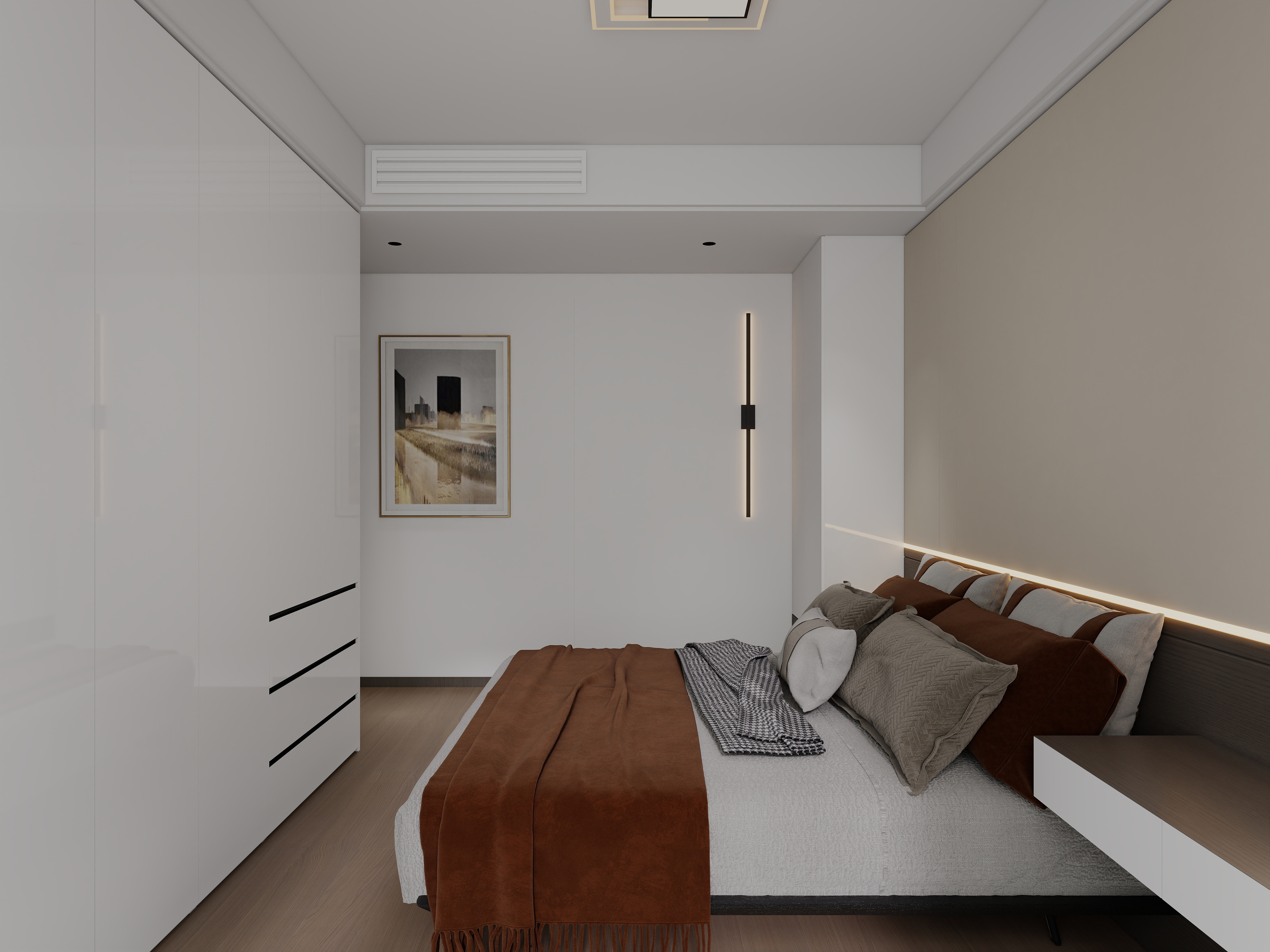 艺雅丽-116平现代简约装修效果图