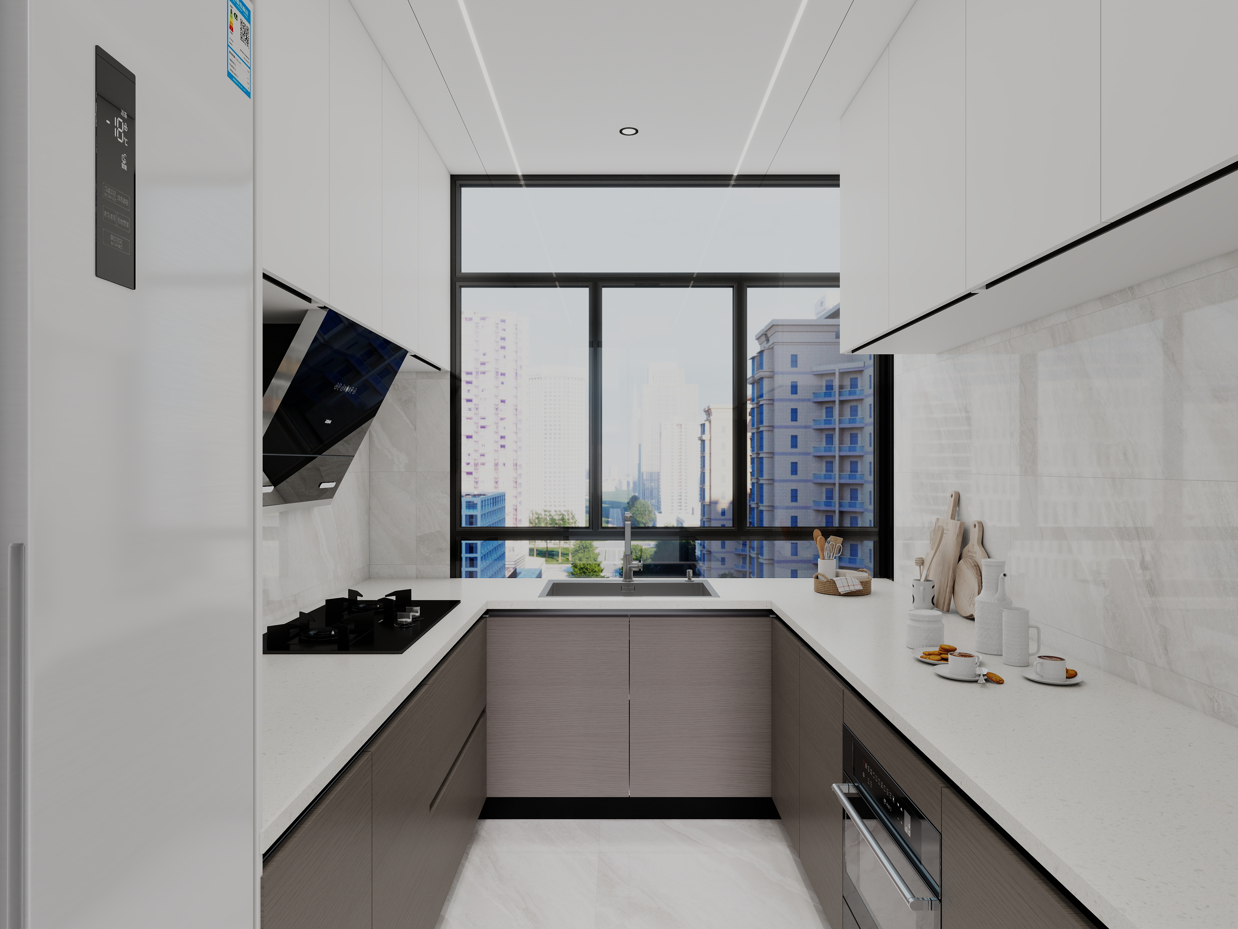 艺雅丽-116平现代简约装修效果图