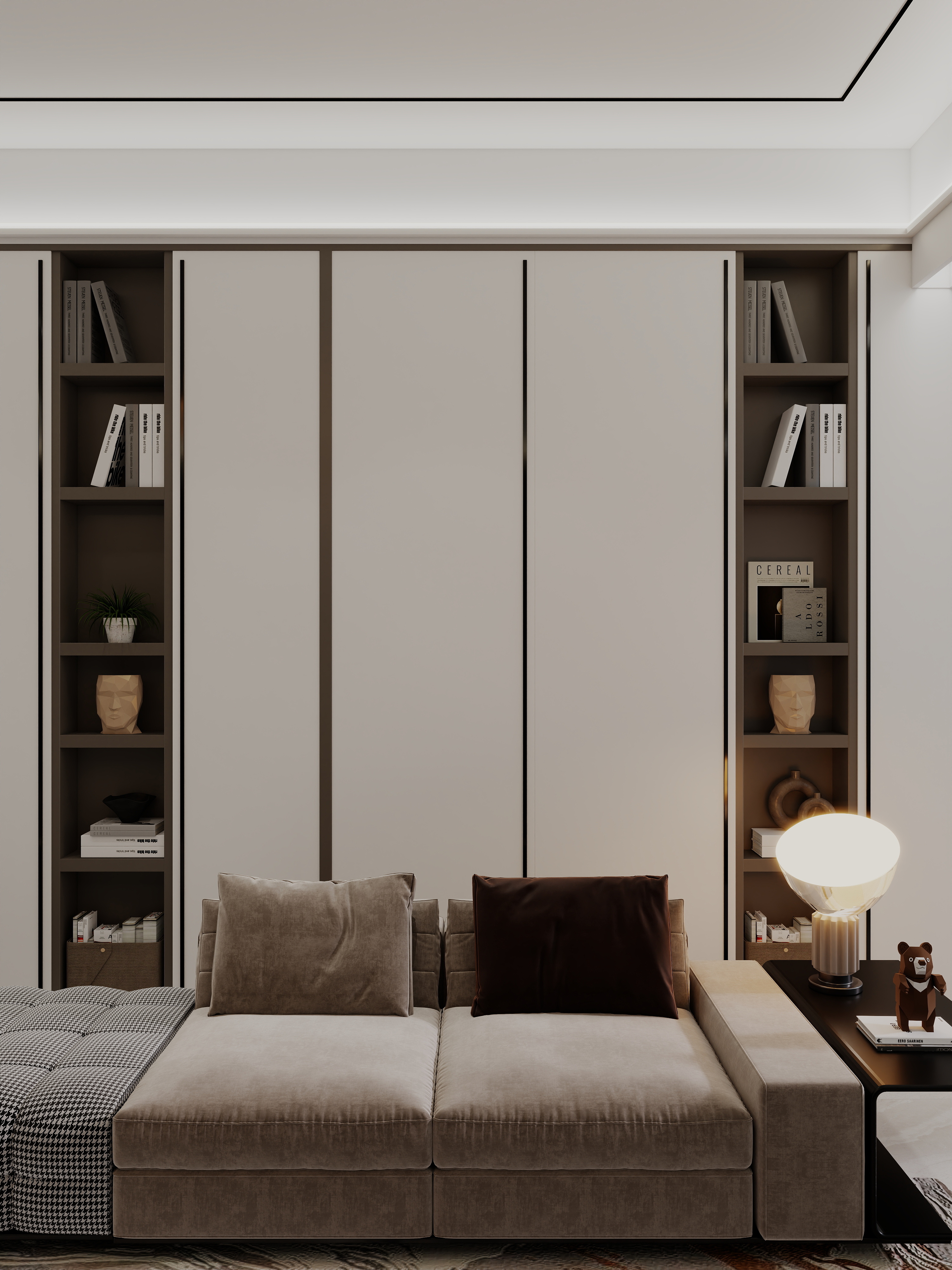 艺雅丽-116平现代简约 装修效果图