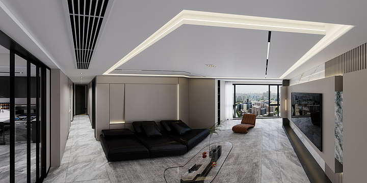 雅诗迈顶墙中心-现代风格产品-装修设计方案