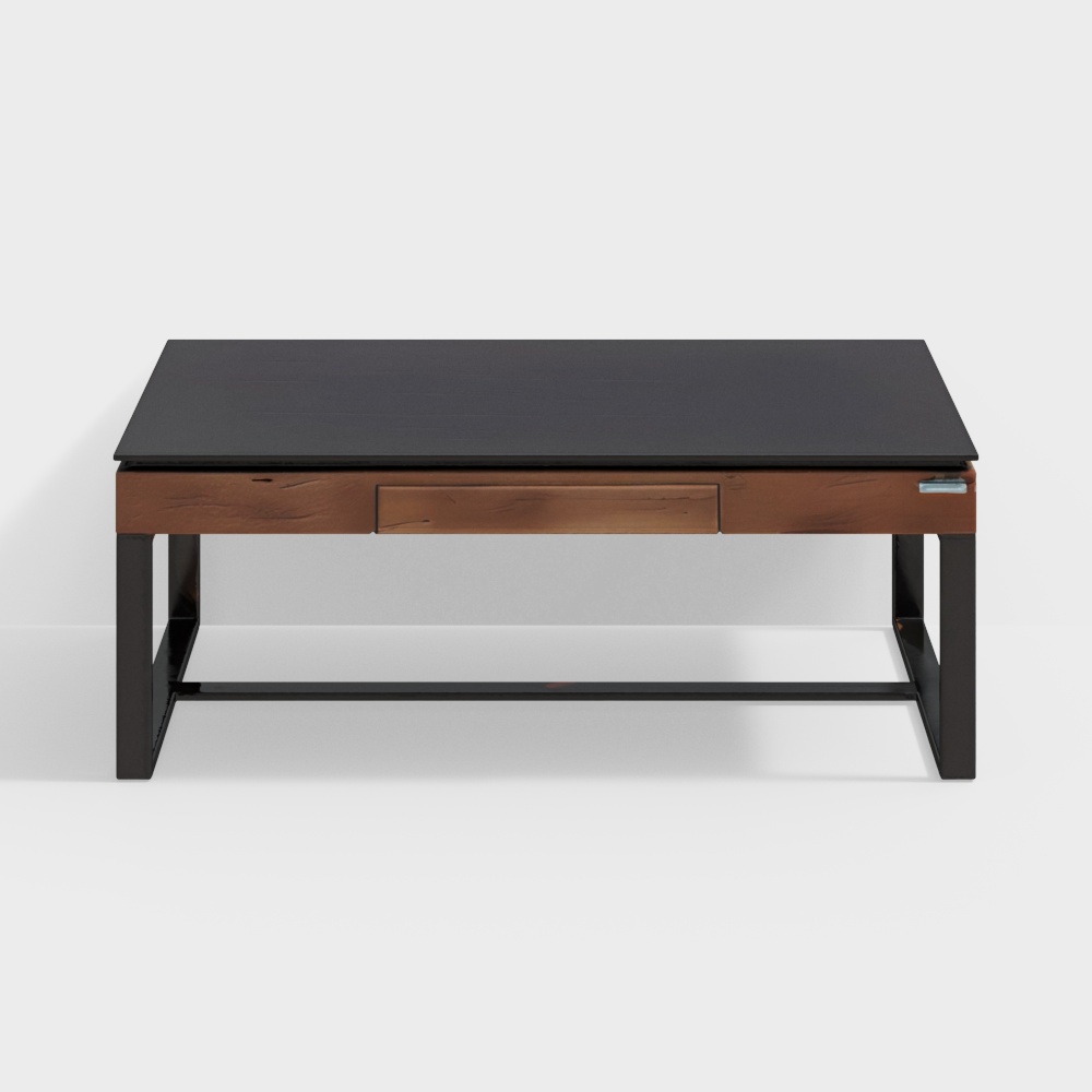 Cascade Sintered Stone Center Table3D模型