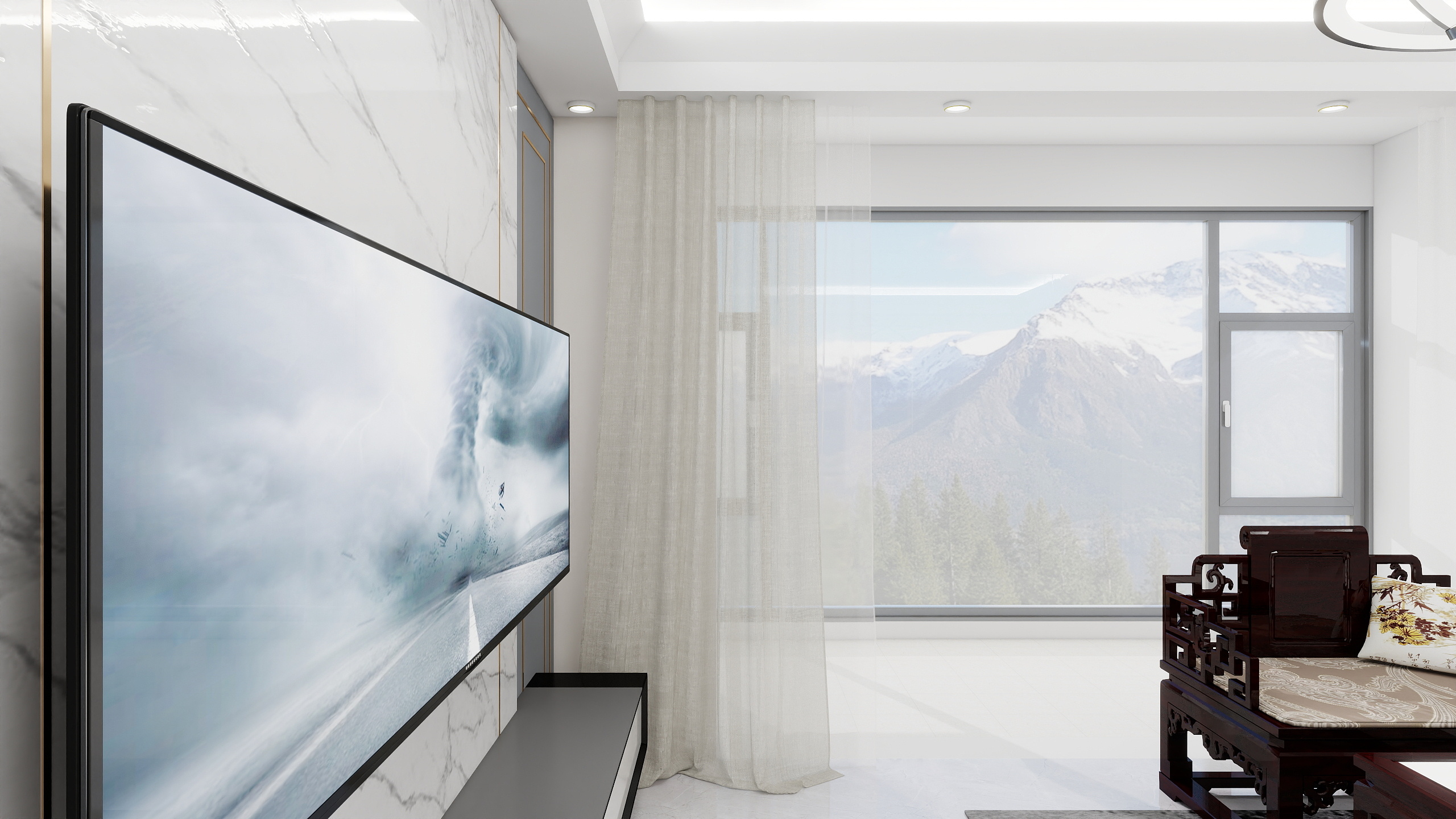 花谱gNSV-自建房117㎡3室-装修设计方案