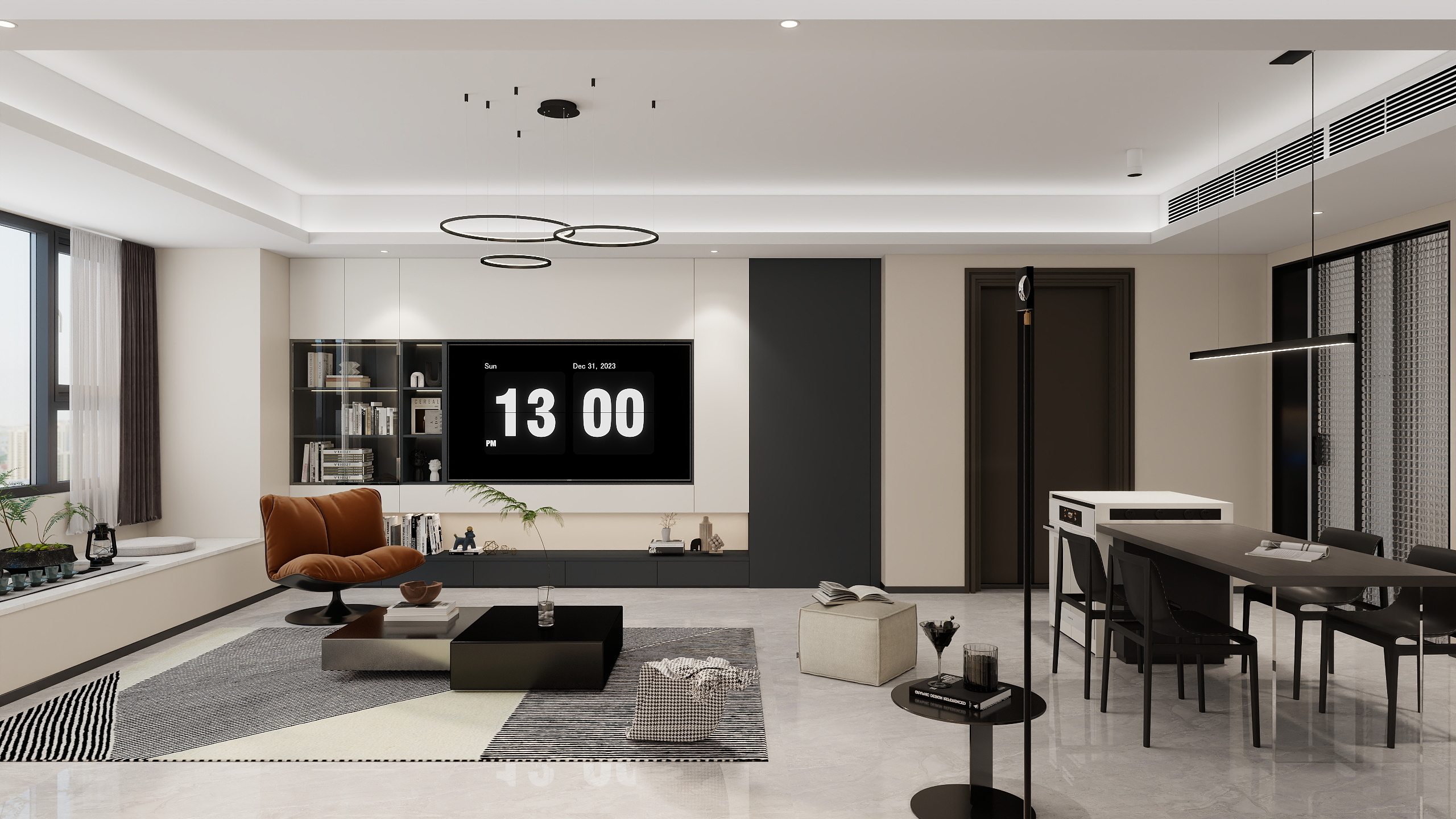 DeQiw-129㎡4室-装修设计方案