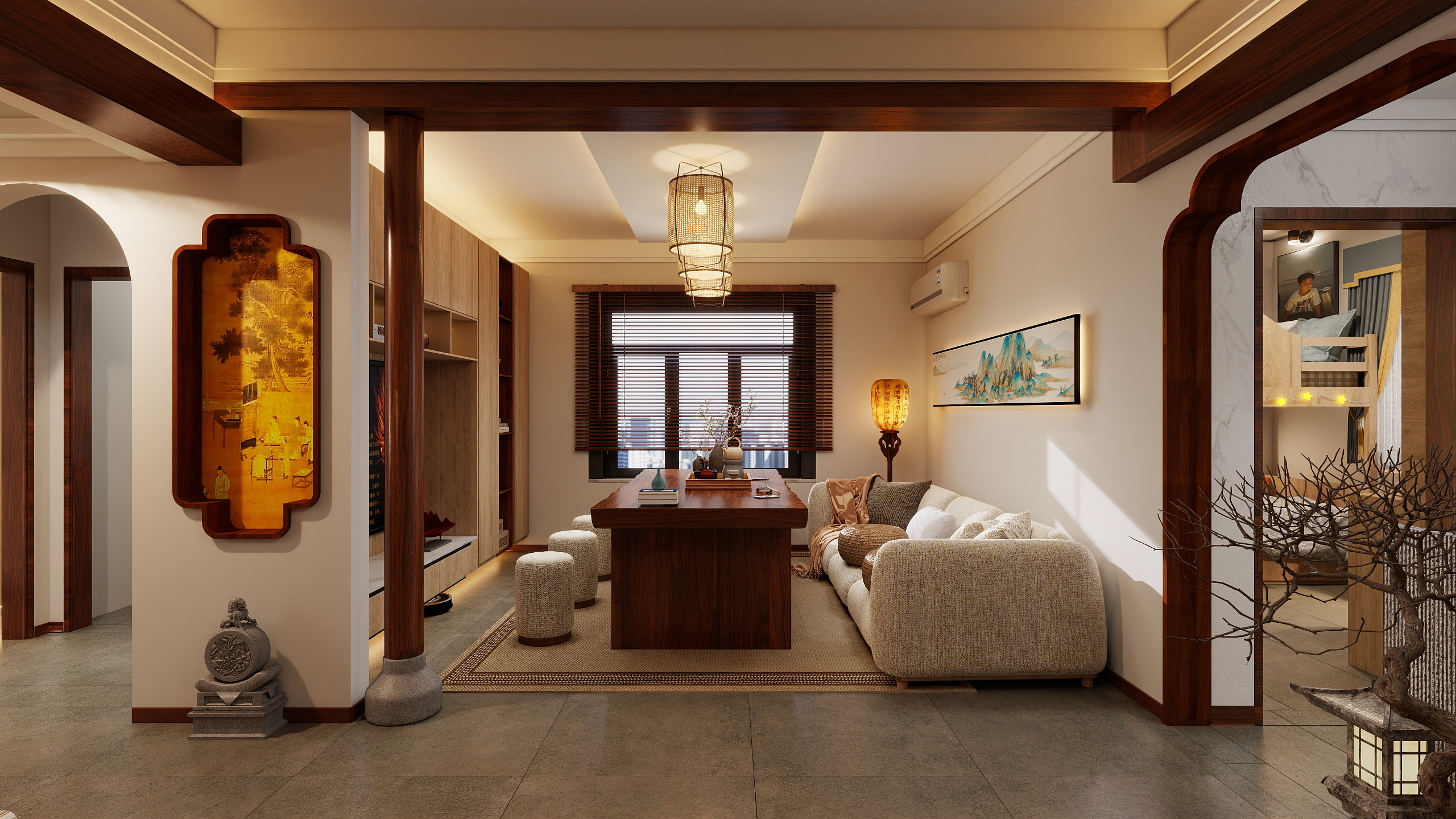 黄栈设计师-赵老师【宋式美学】理想城府邸-装修设计方案