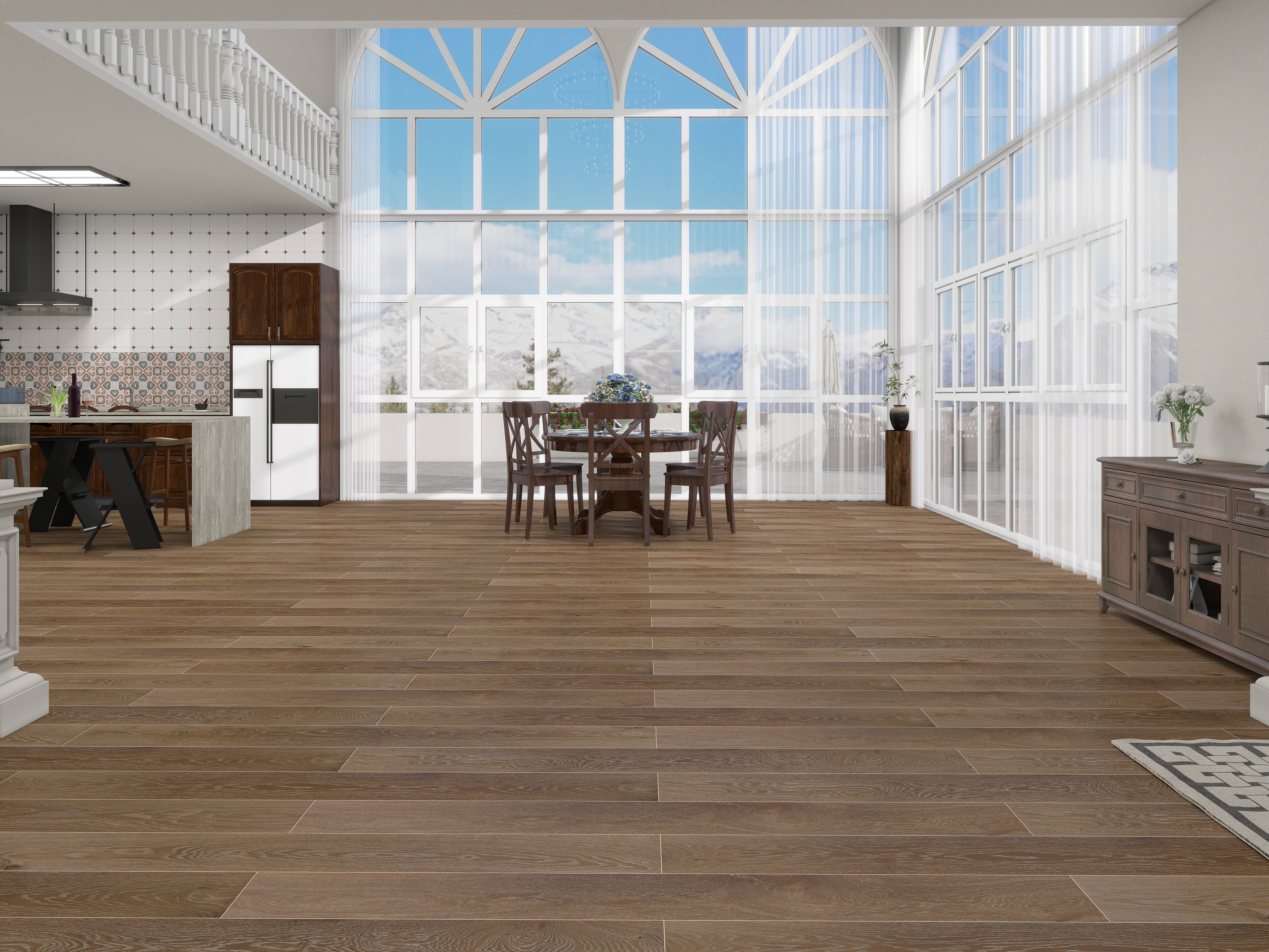 雯艺设计-歙县运佳木意楼群456㎡-装修设计方案