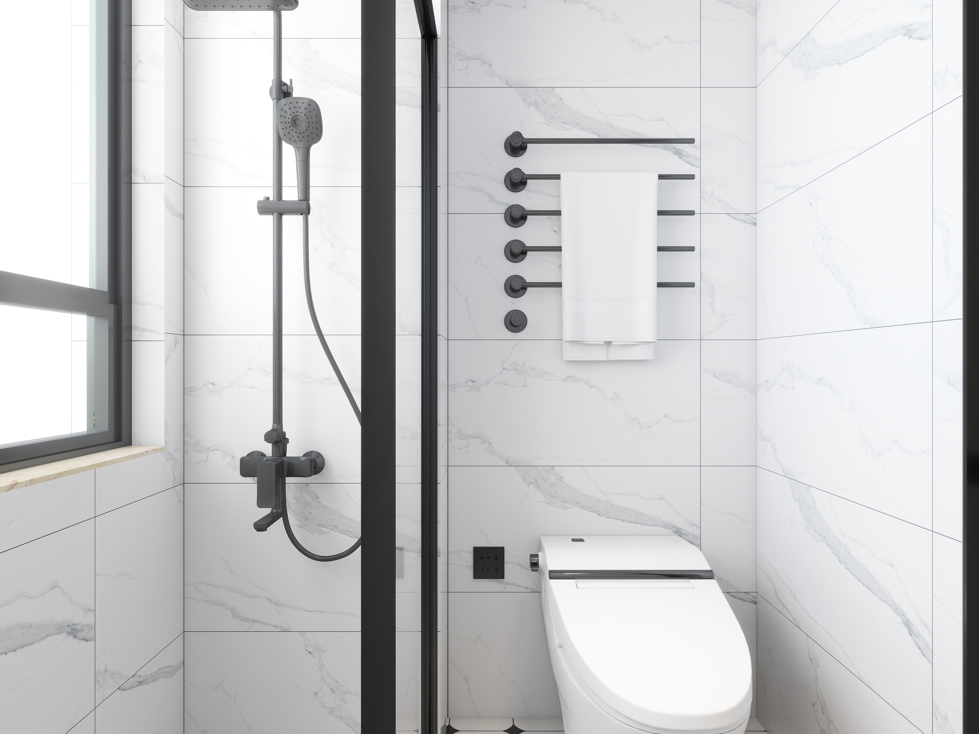 艺雅丽-79平现代简约装修效果图