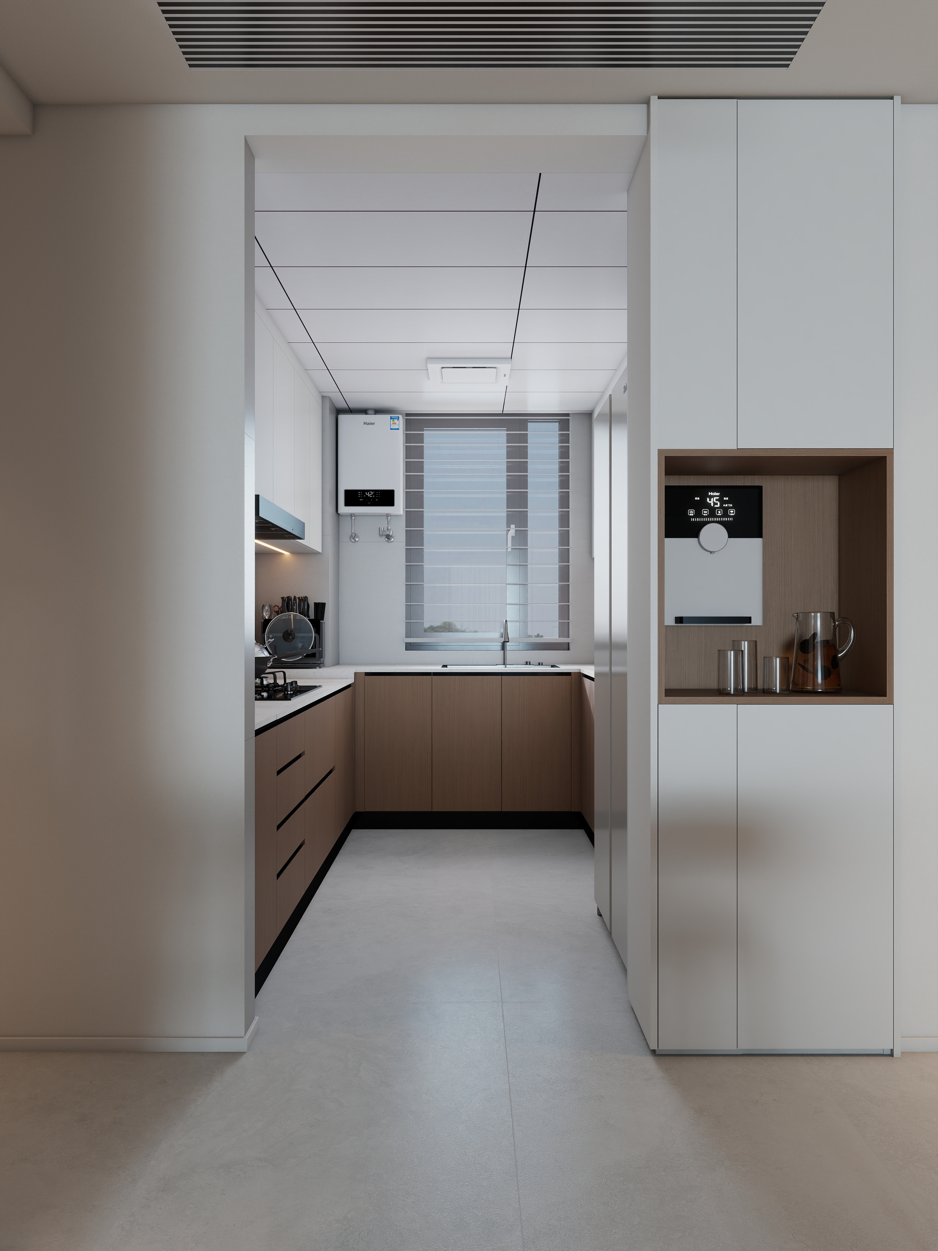 一木设计宇哥-110㎡1室装修效果图