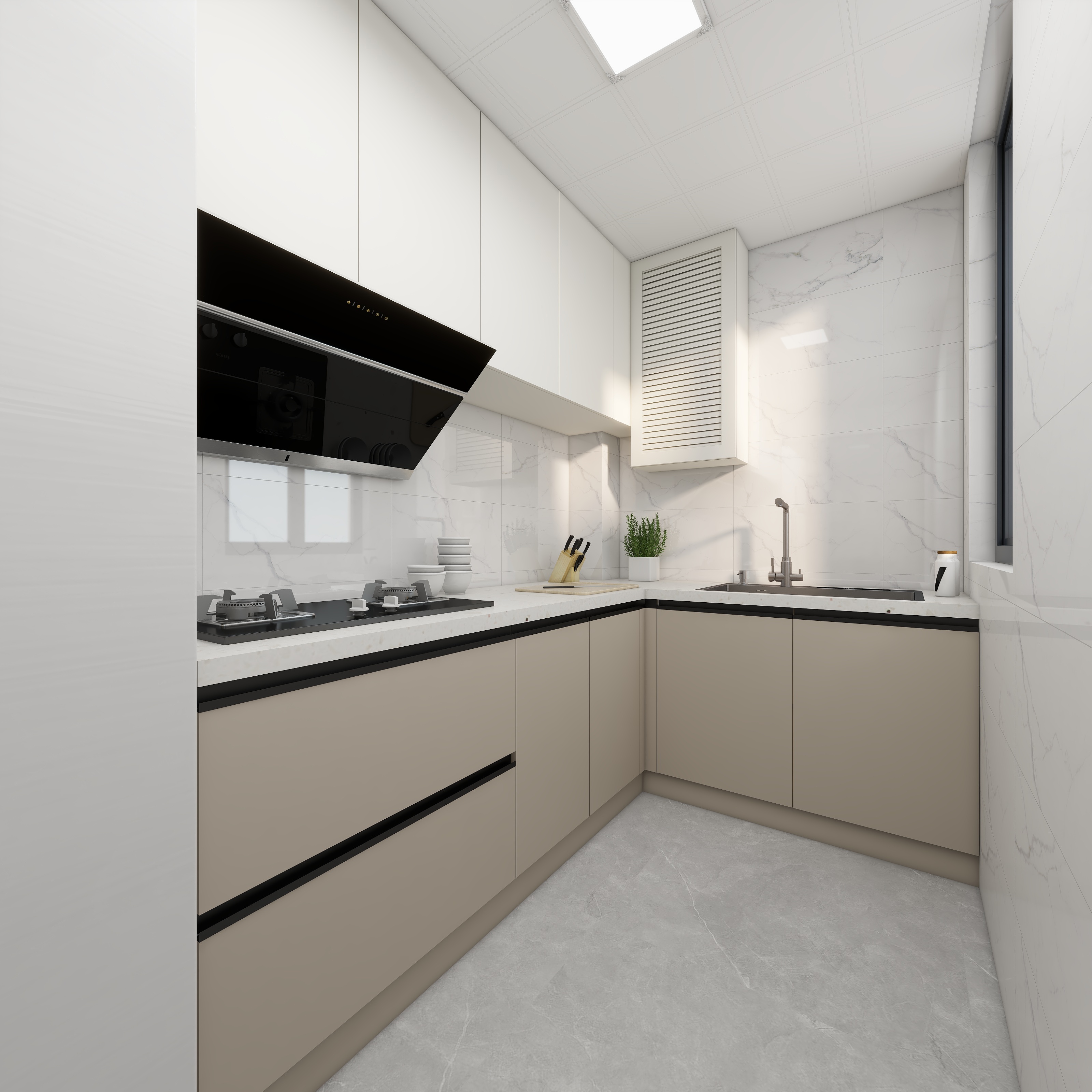 设计师-魏佳朋-书香嘉苑72㎡2室装修效果图