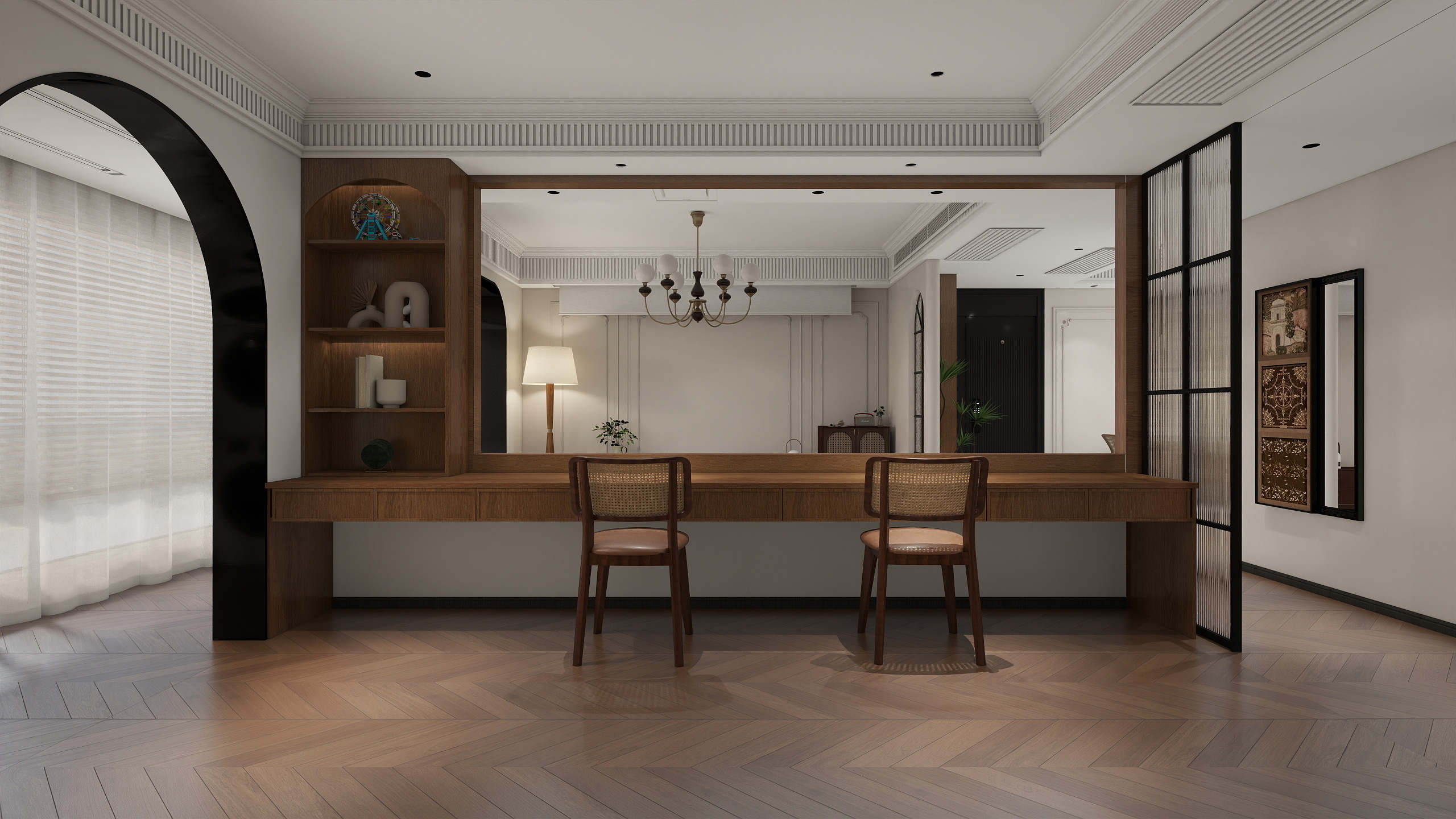 up315-126㎡4室装修效果图