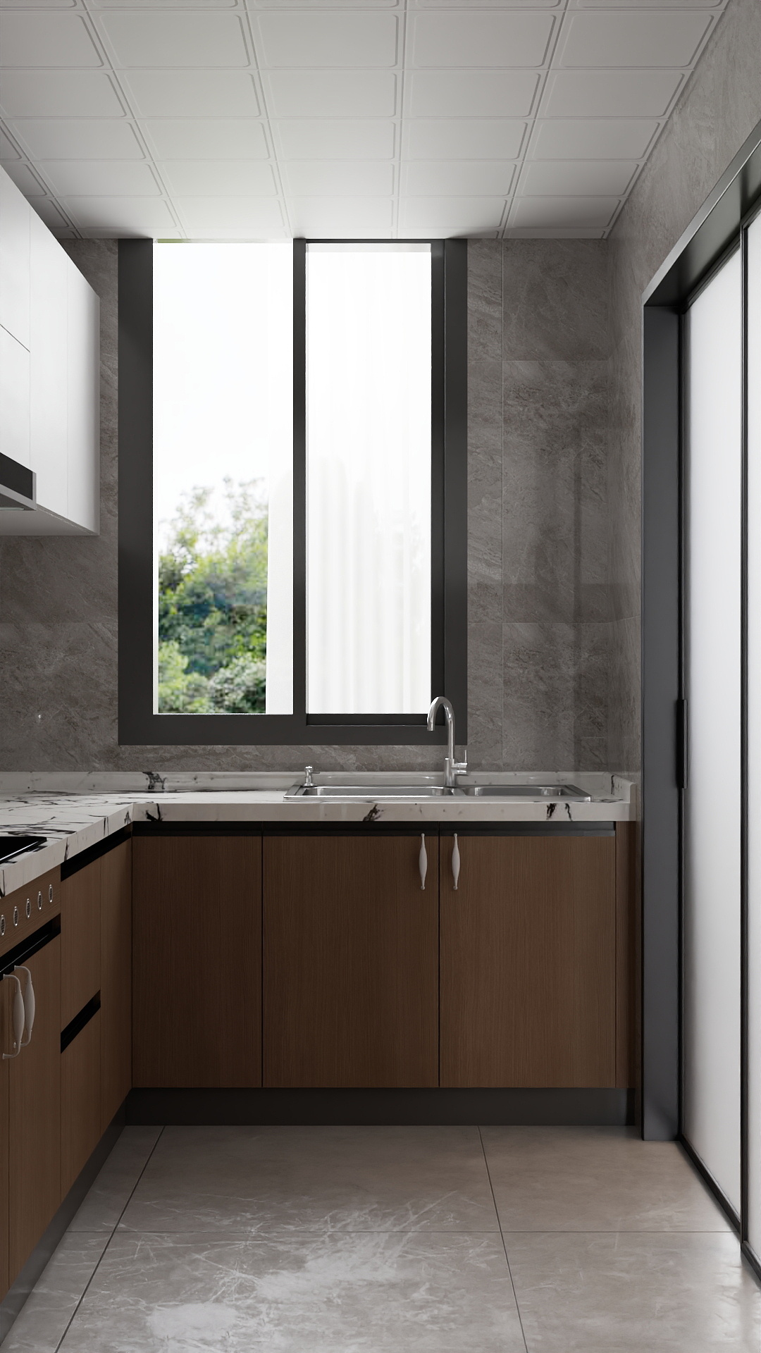 吴爽-134m²意式风格设计装修效果图