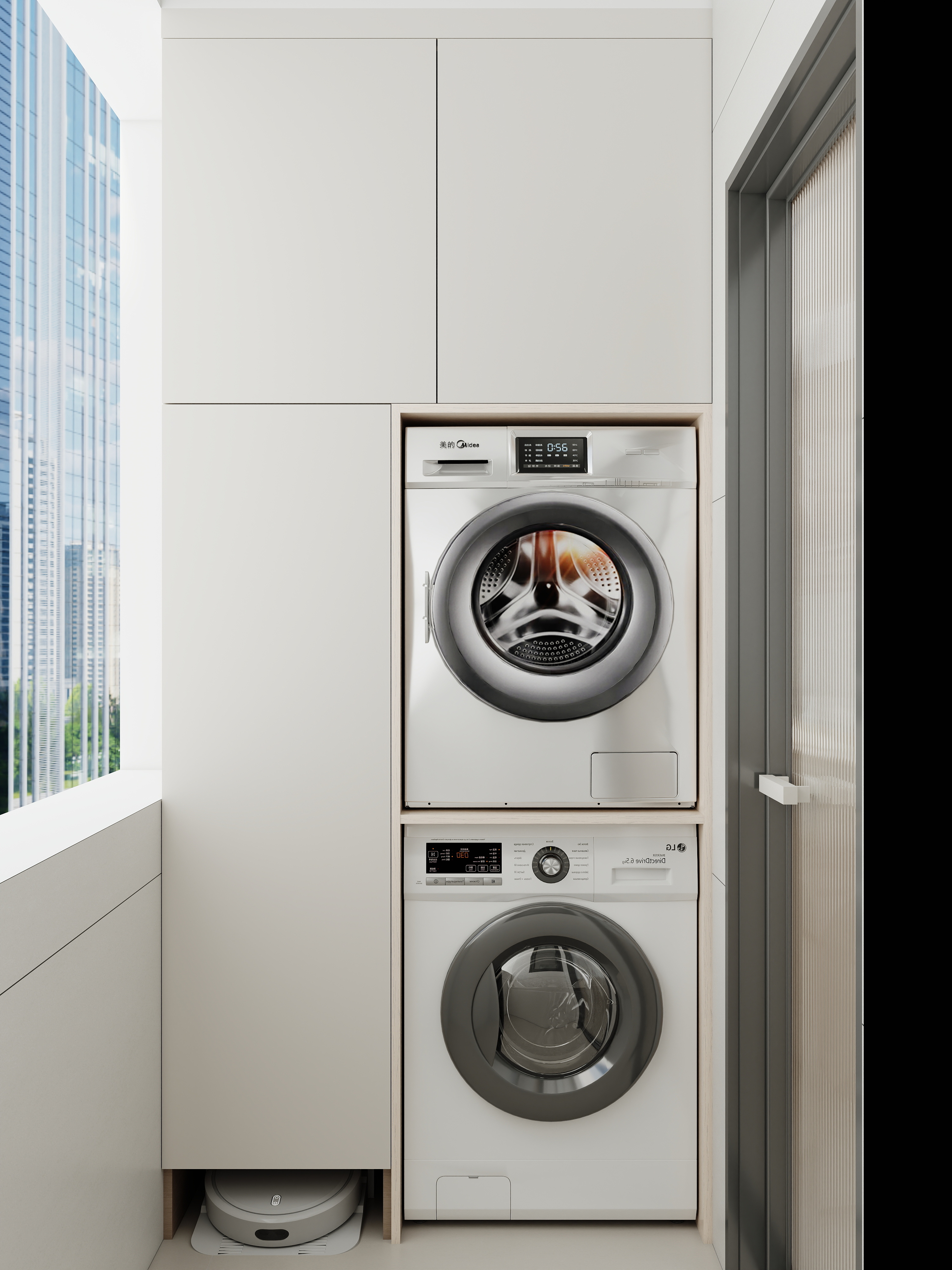 壹诺设计工作室-121㎡3室-现代简约装修效果图