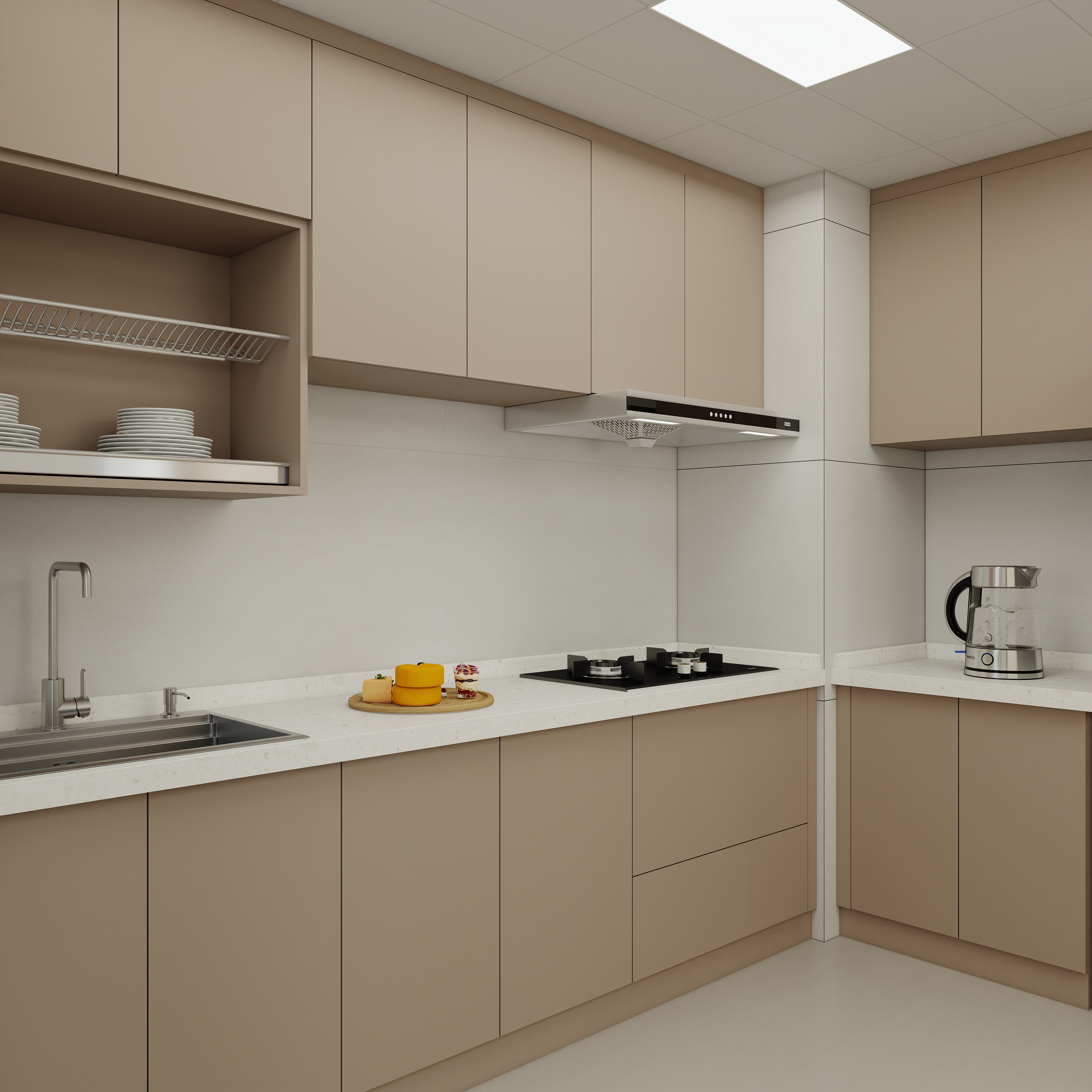 壹诺设计工作室-121㎡3室-现代简约装修效果图