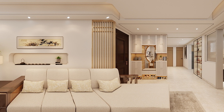 文灿全案高端设计-沧浪苑120  C-1-装修设计方案