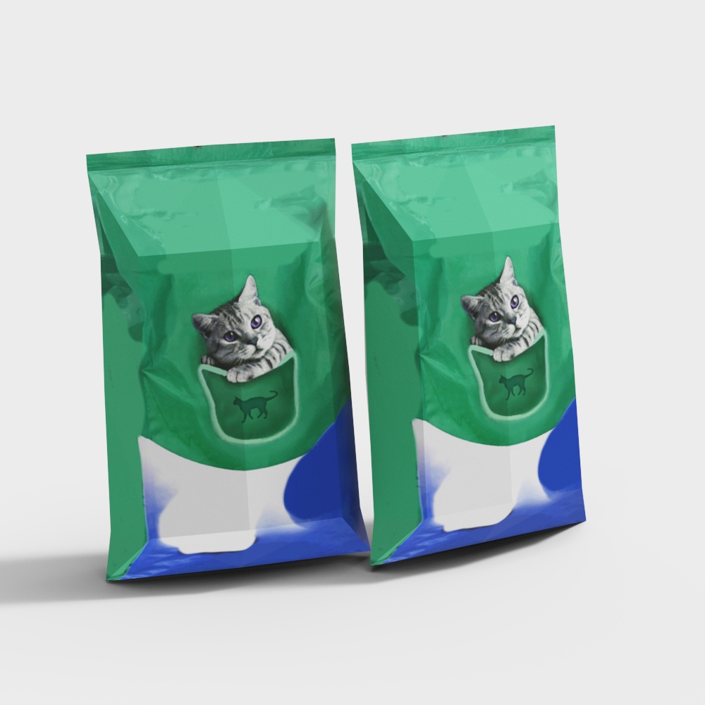 猫粮-无logo 3D模型