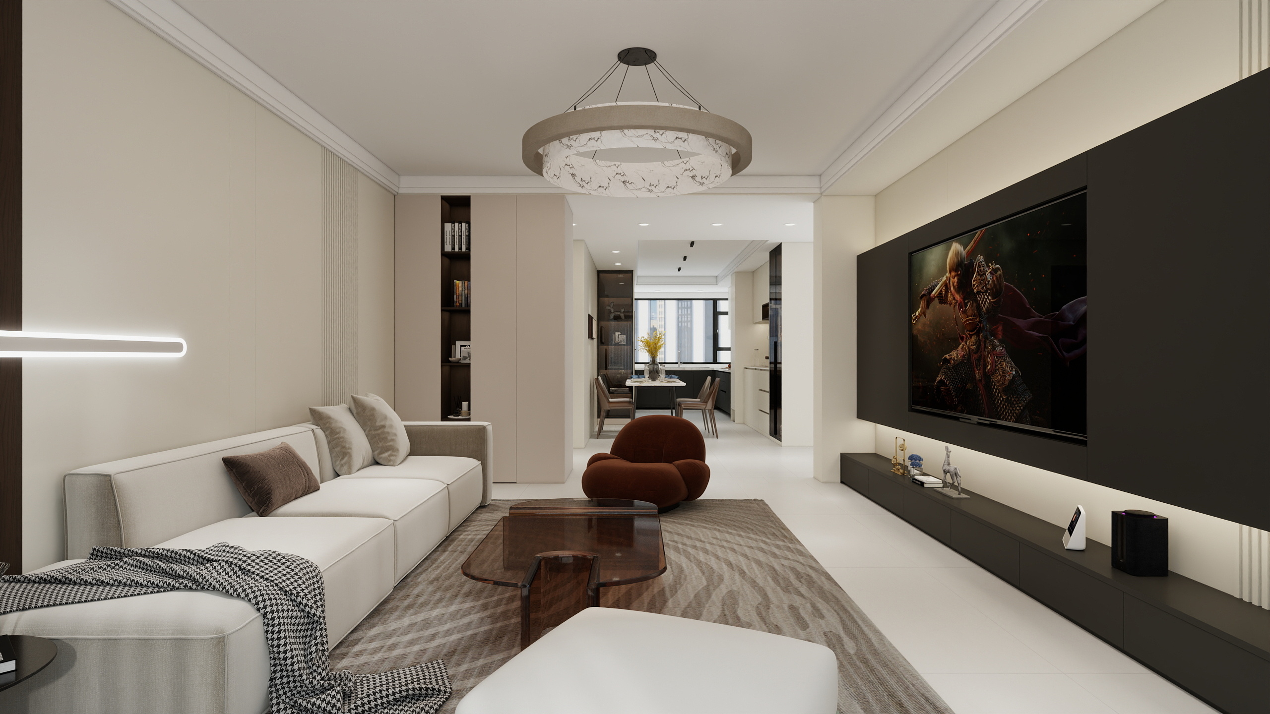 坷诺木业整木家居定制-惠和大厦108㎡2室-装修设计方案