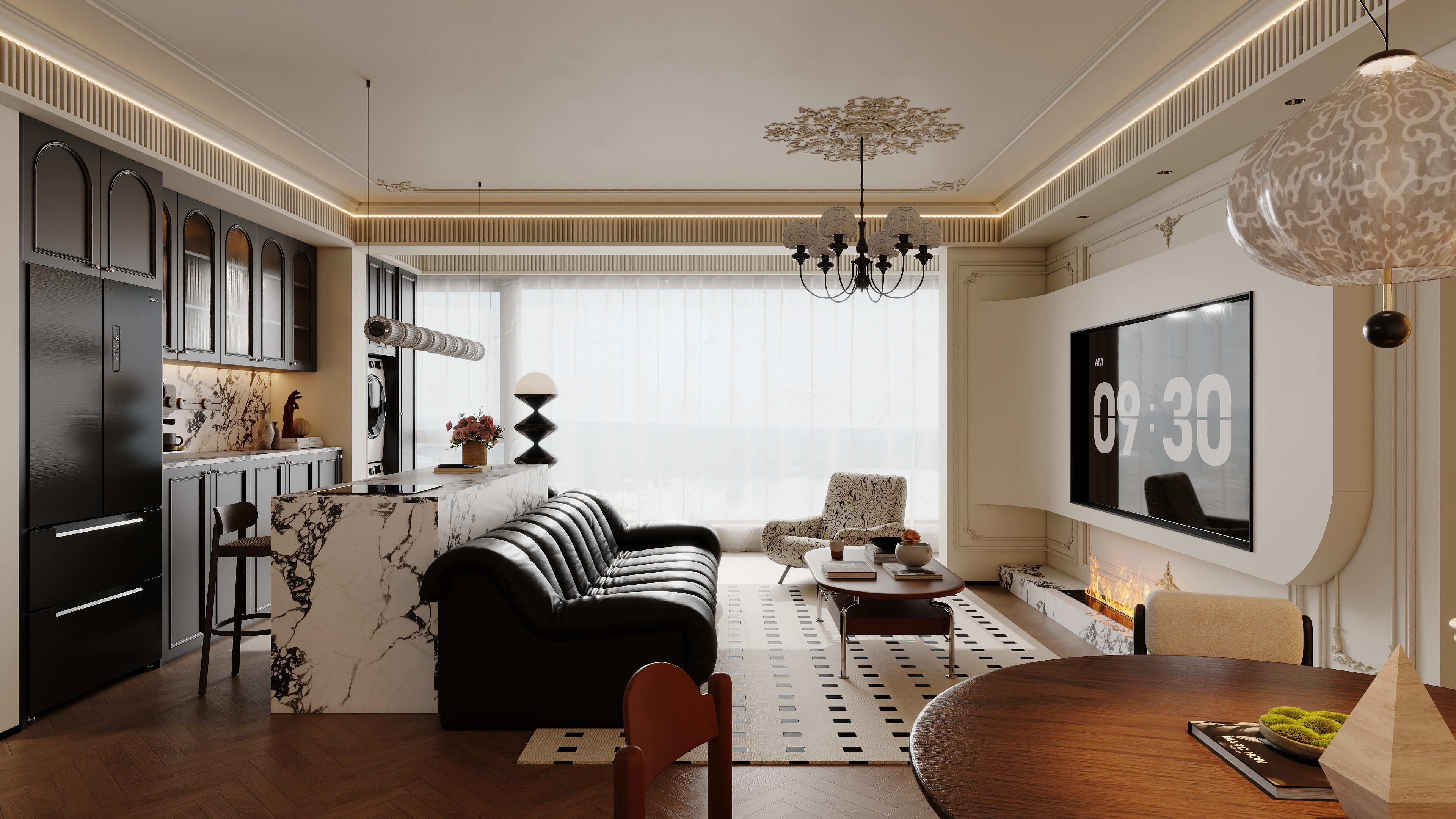 致壹|设计-法式奶油-装修设计方案