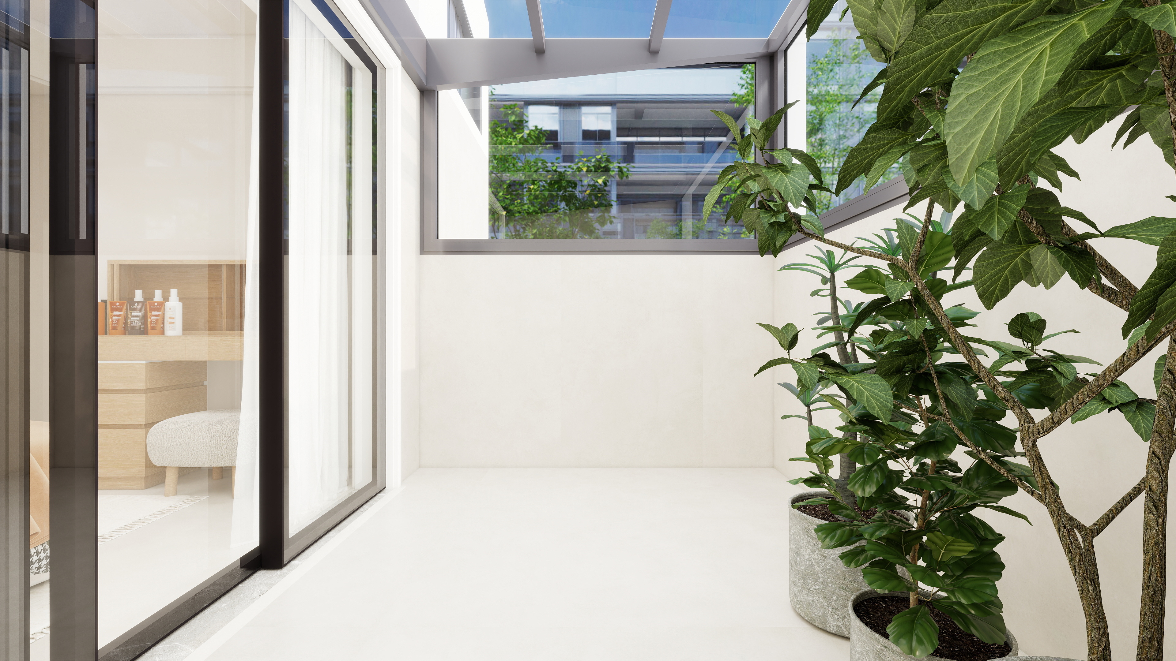 至简名设-文稳康-《中海别墅》280平原木奶油|五居室装修效果图