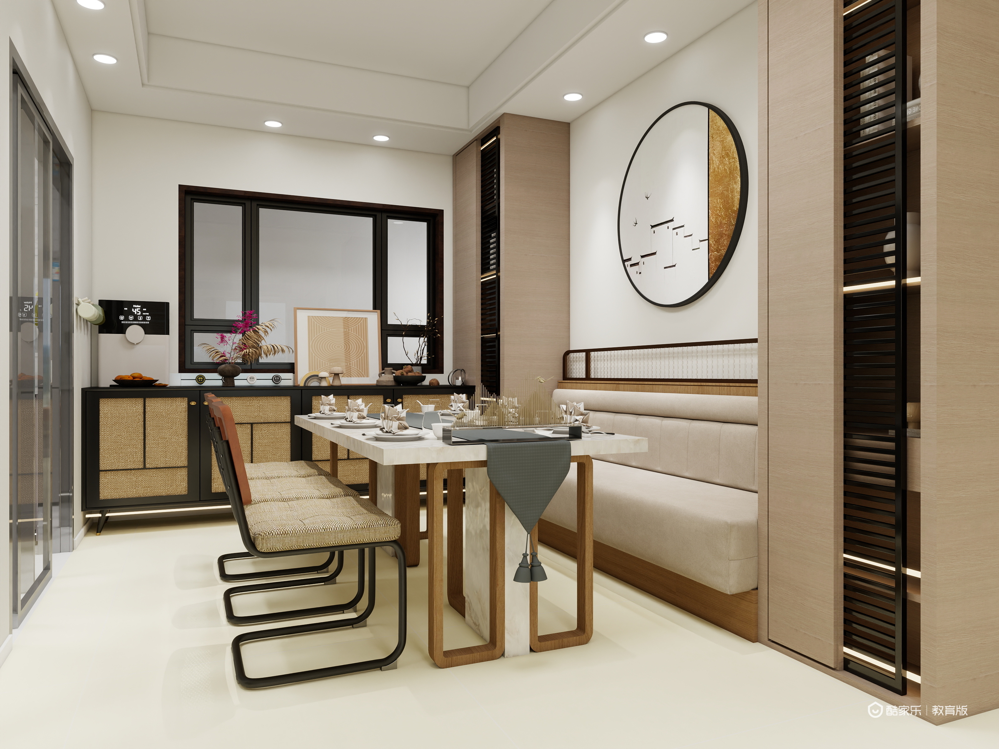 罗银莎-行澜雅苑B区-43号楼145㎡3室装修效果图