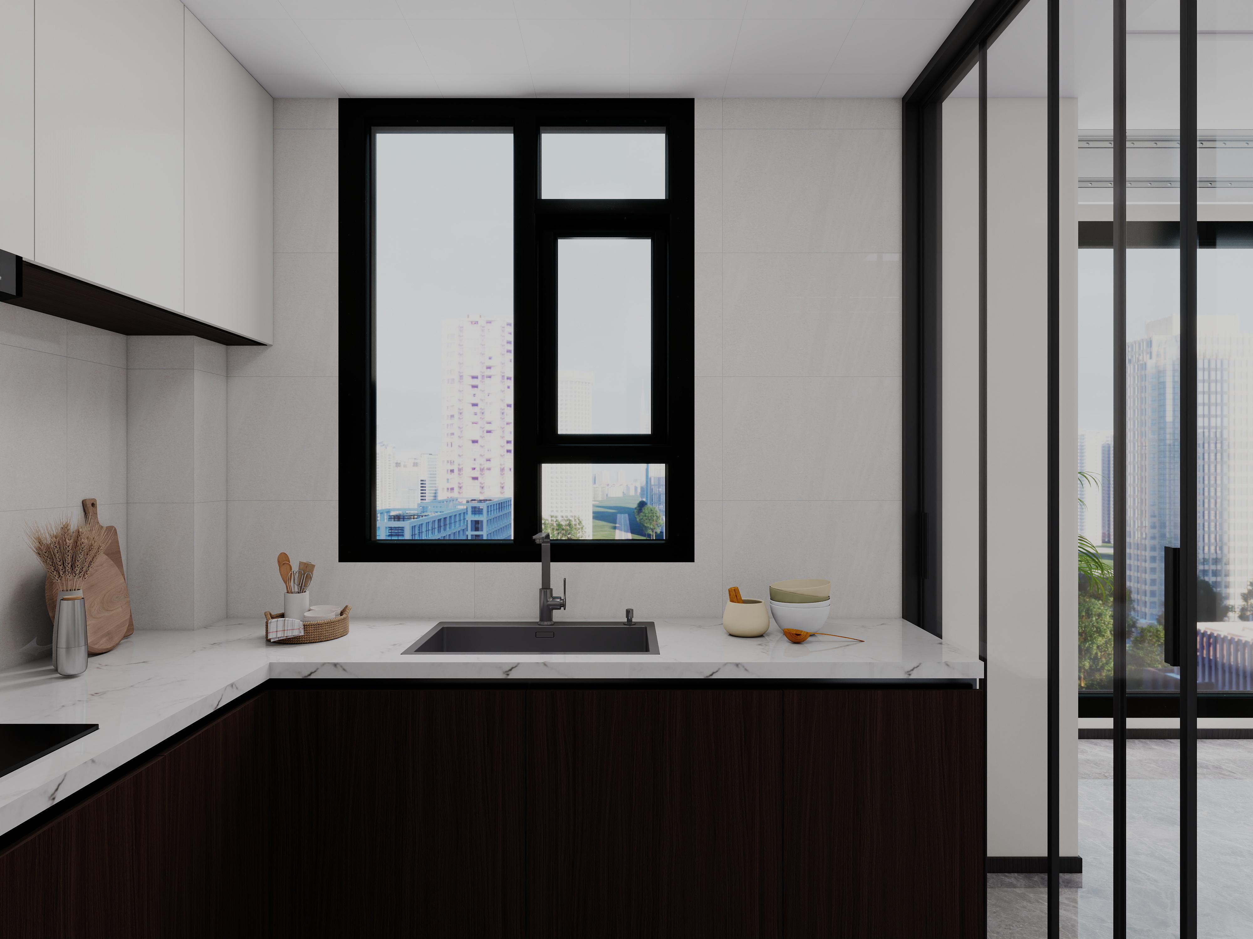 艺雅丽-124平现代轻奢 装修效果图