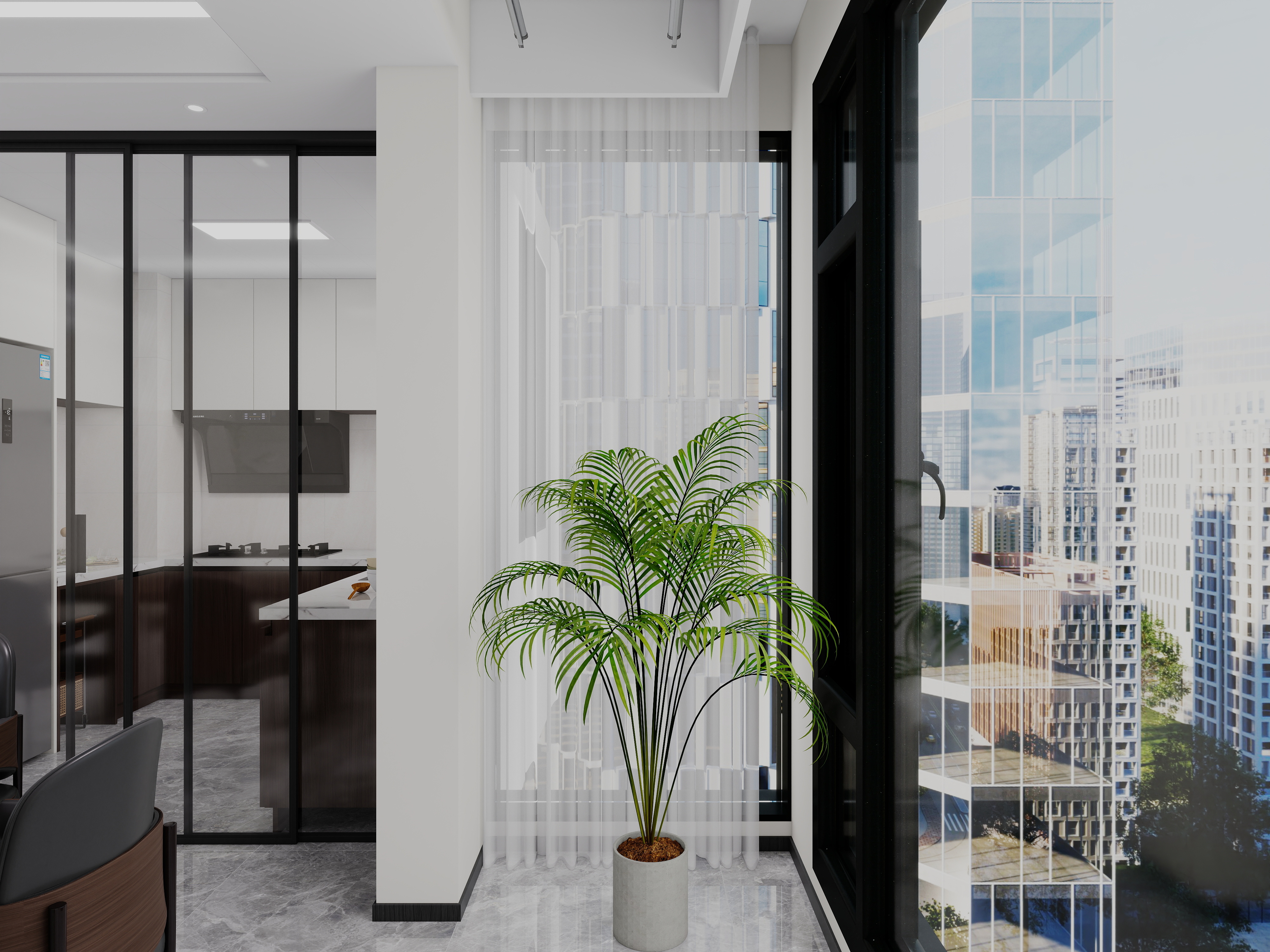 艺雅丽-124平现代轻奢 装修效果图