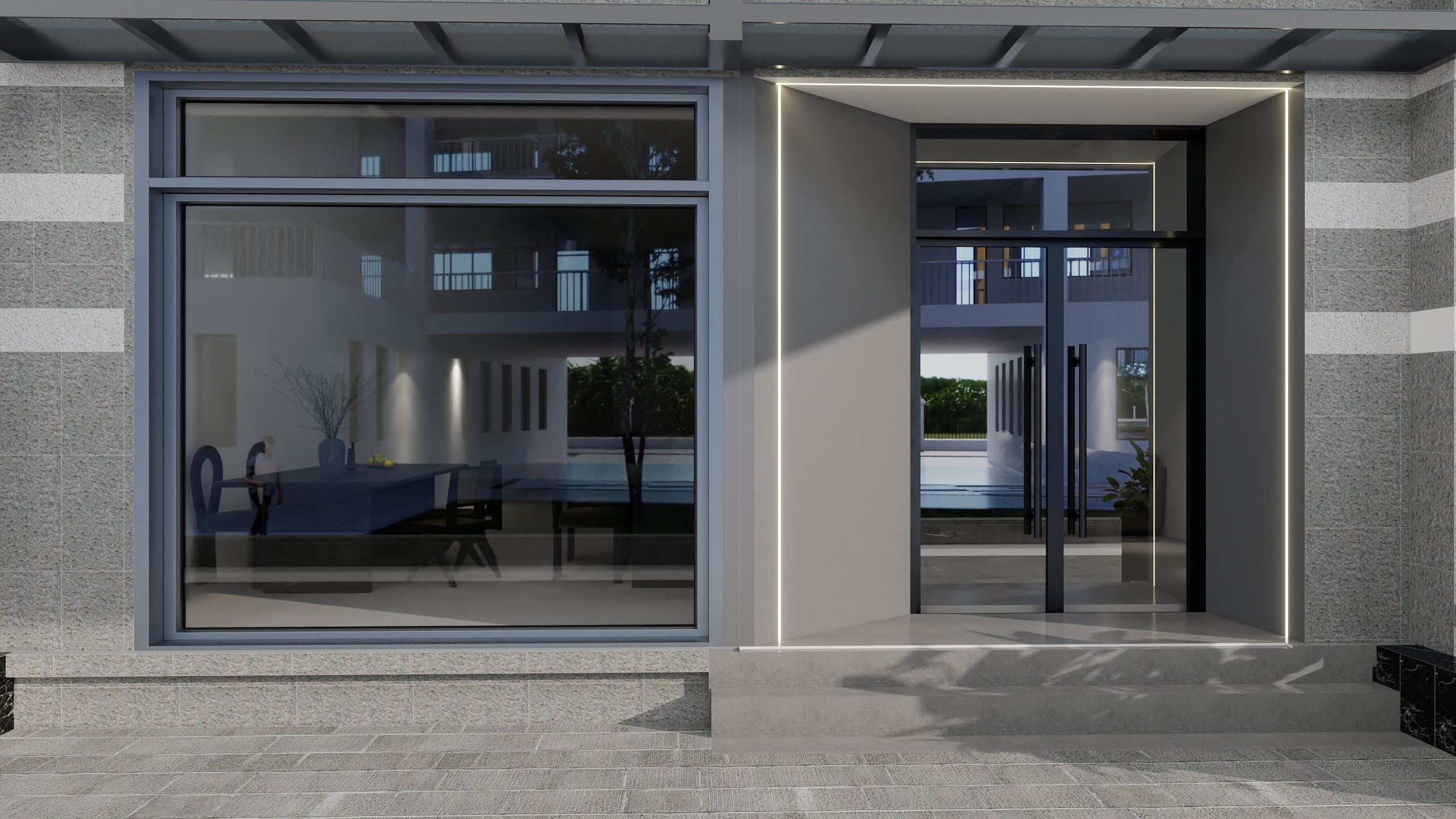 室内设计LYping-门头设计-装修设计方案