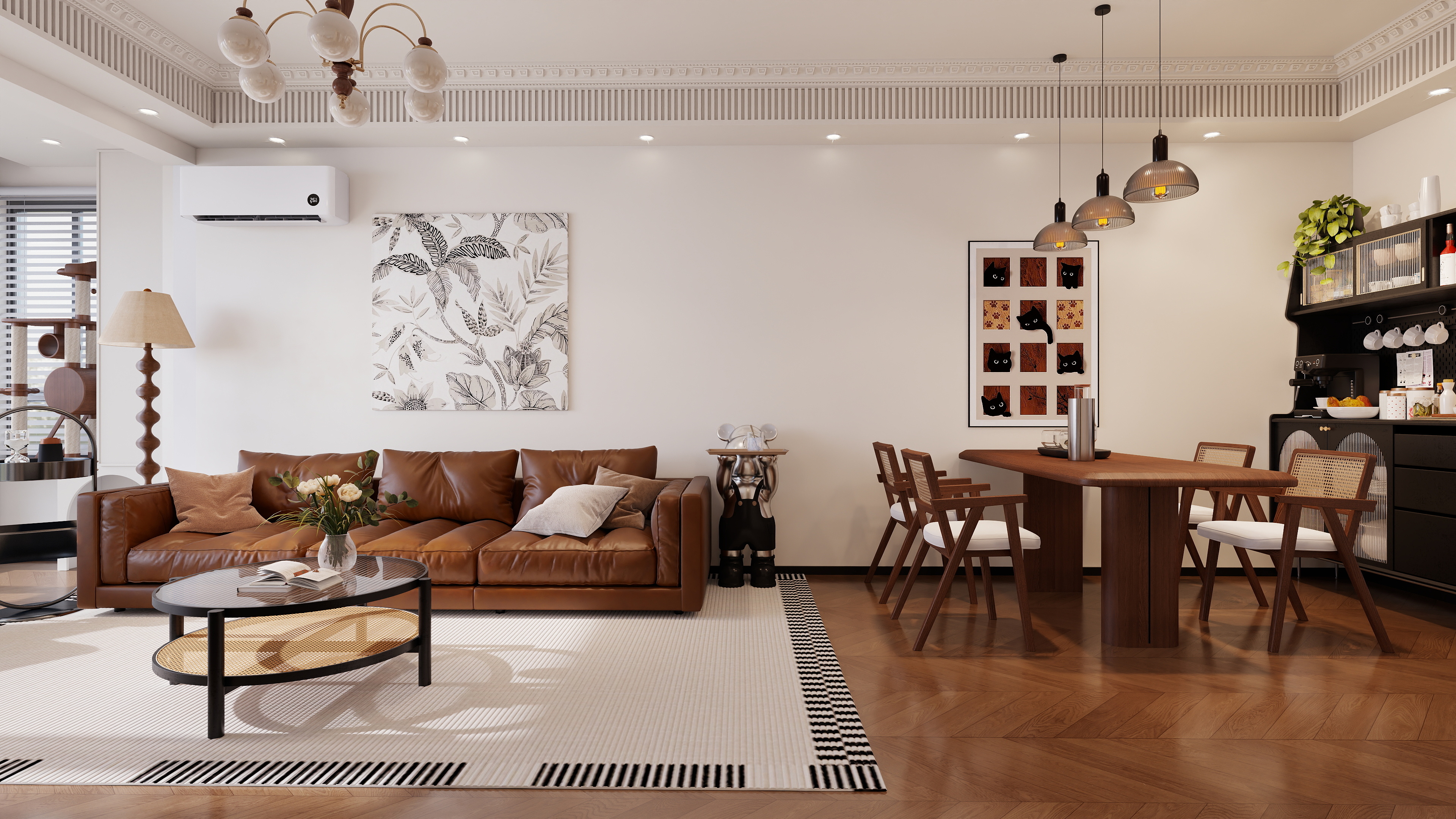 设计师1朱工-中古风装修效果图