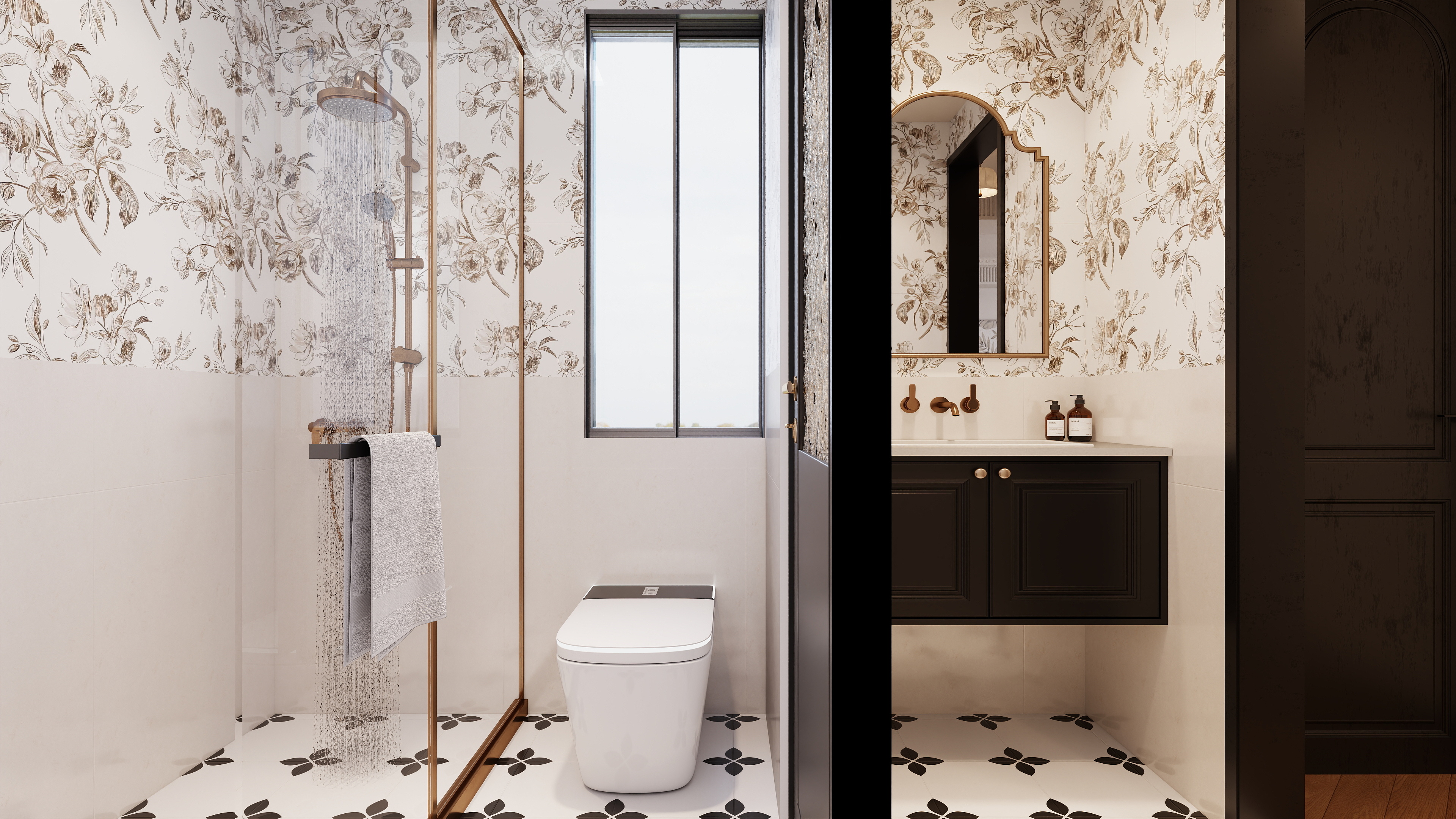 设计师1朱工-中古风装修效果图