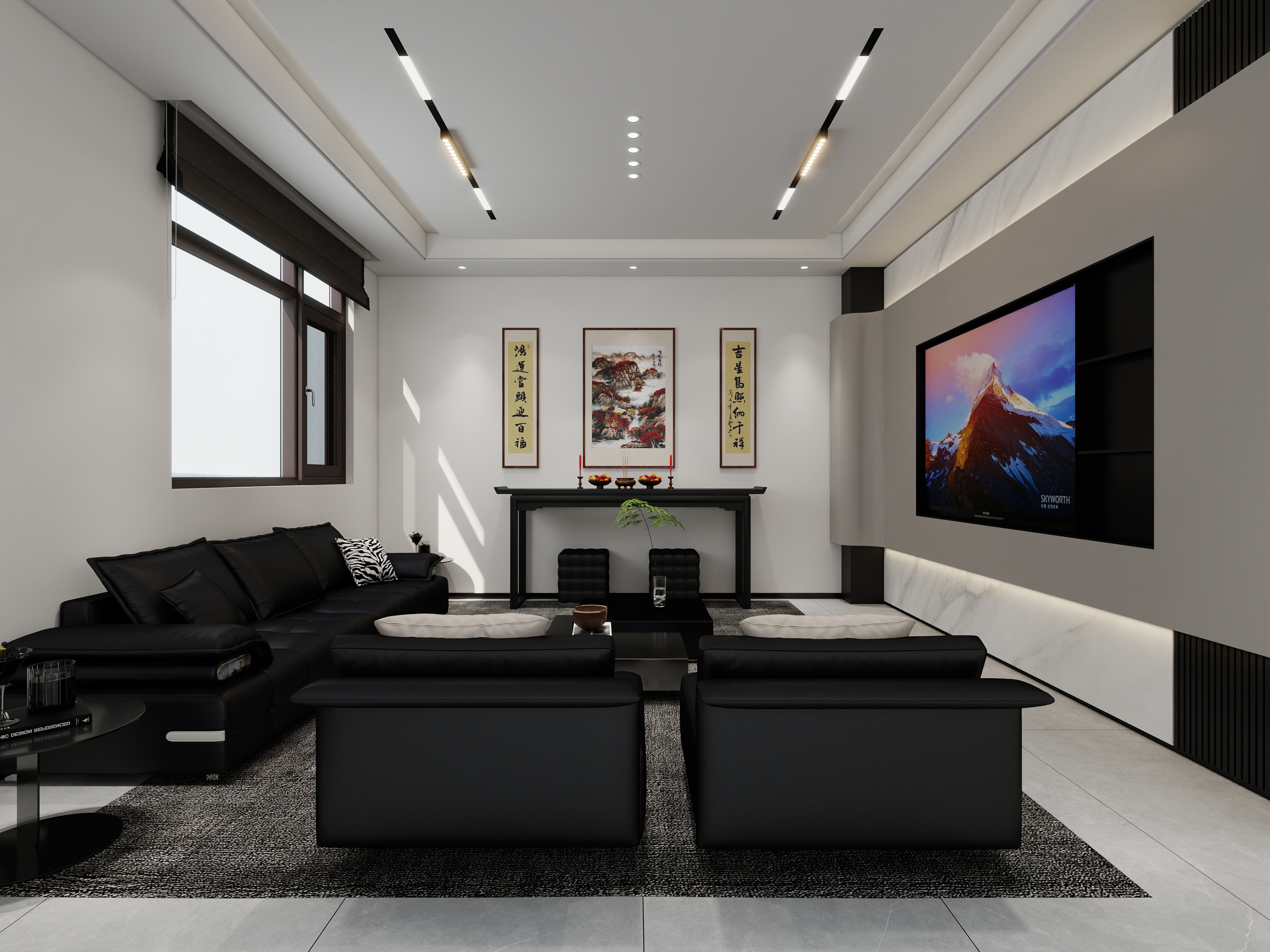 王星-220㎡农村自建房 现代混搭五居-装修设计方案