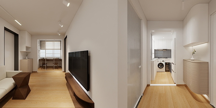 室内设计田甜-小户型JINTATA-装修设计方案