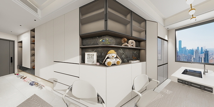 设计师一老汤-金城蓝湾4-802刘兄弟雅居-装修设计方案