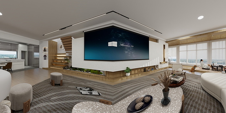 爱阁装饰-高级实操考核户型-装修设计方案